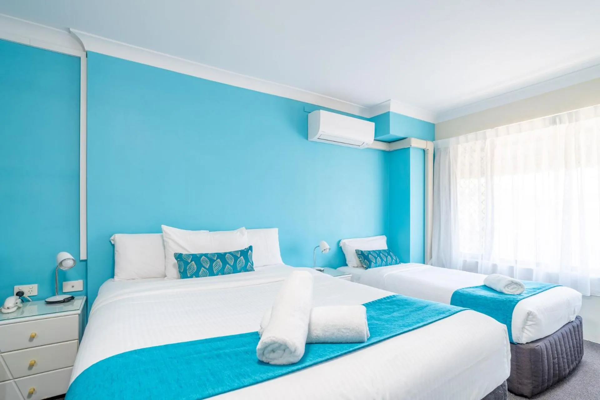 Bed in Byron Bayside Central Studio Apartments