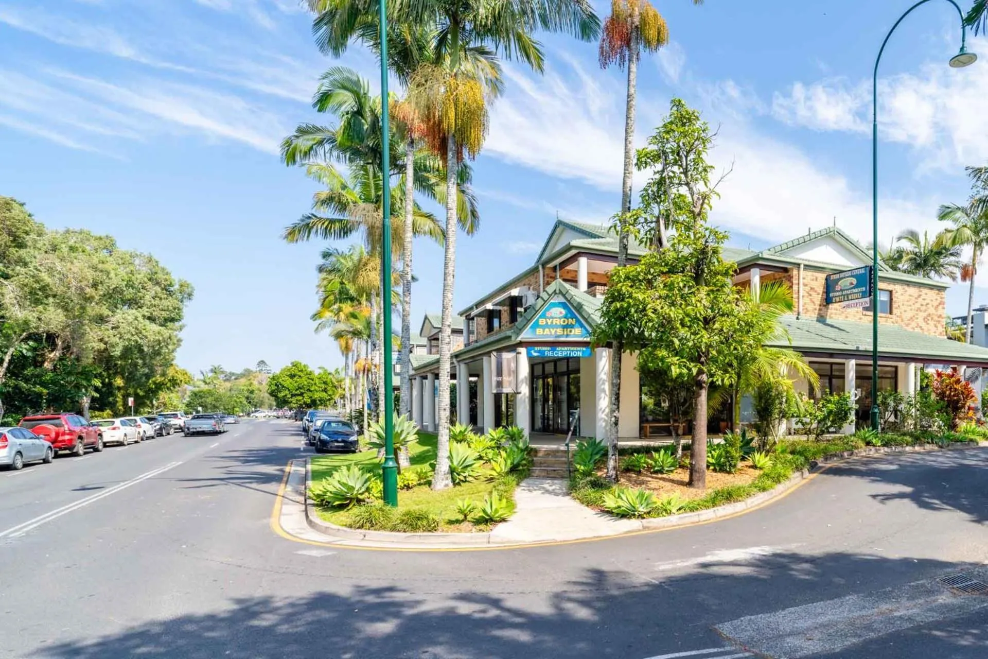 Street view in Byron Bayside Central Studio Apartments
