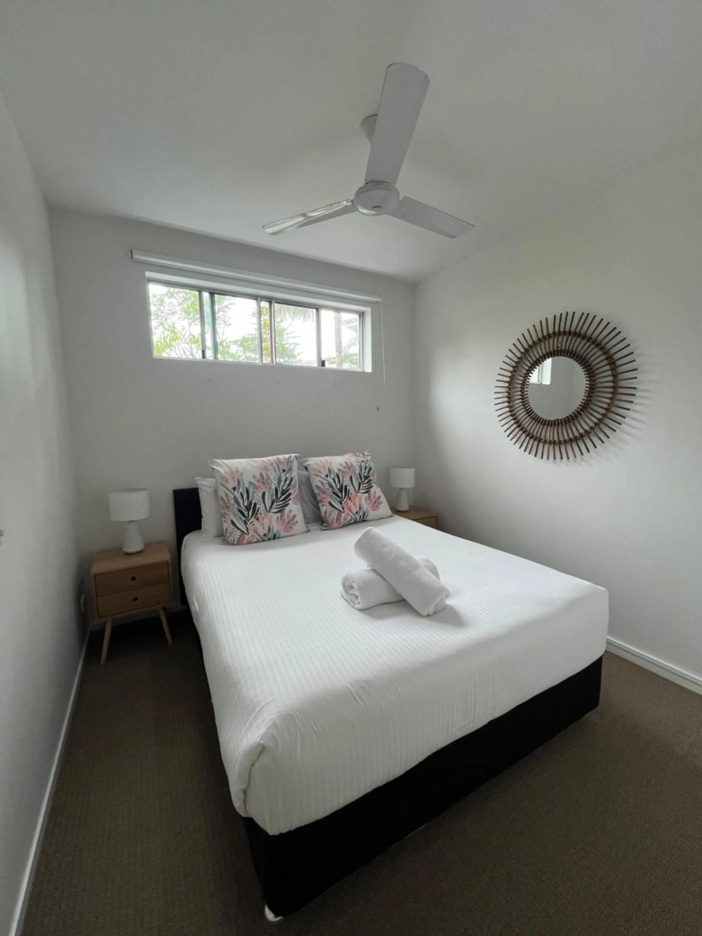 Bedroom, Bed in East On Byron Bay Apartments