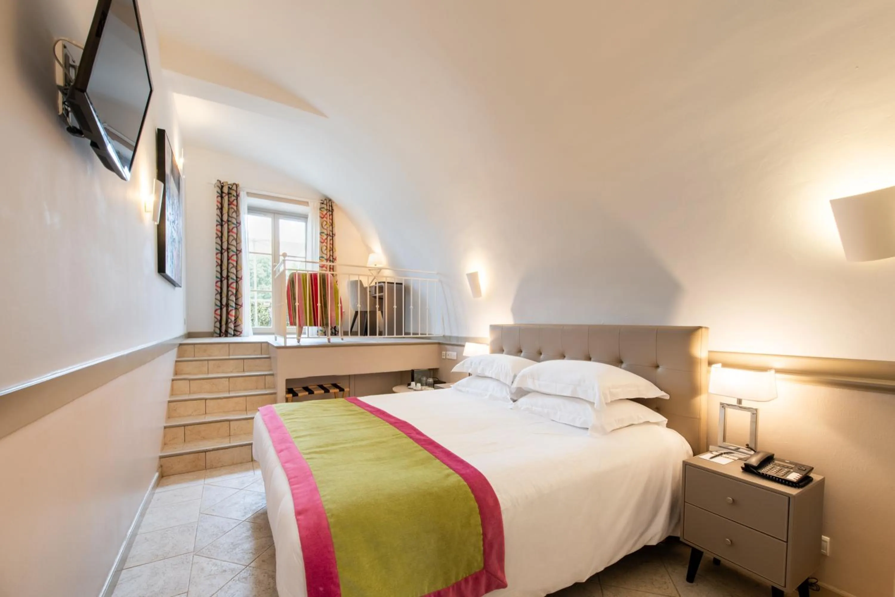 Photo of the whole room, Bed in Hôtel Golf & Spa Château de la Bégude The Originals Collection