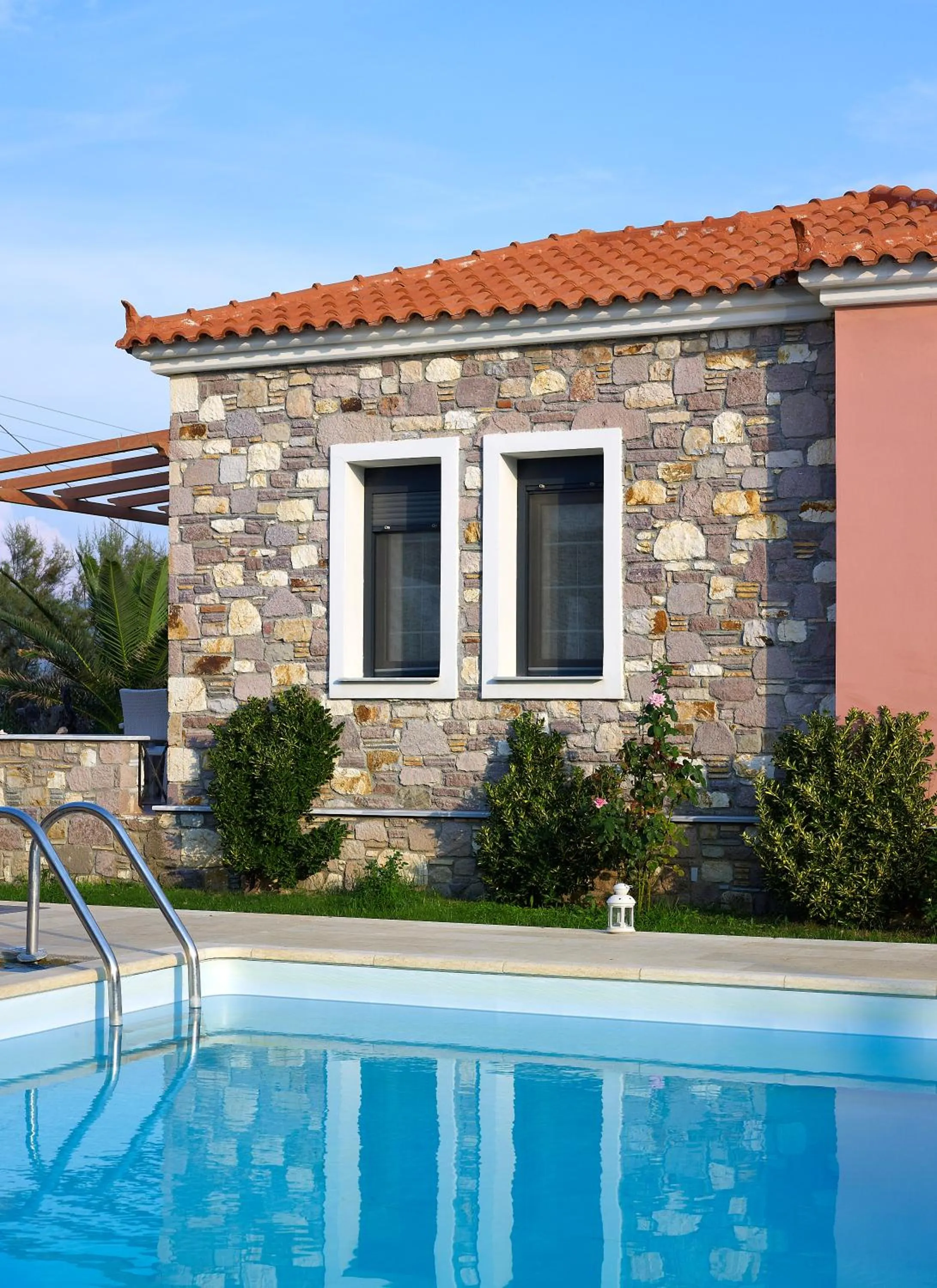 Swimming pool in Aeolis Apartments & Studios