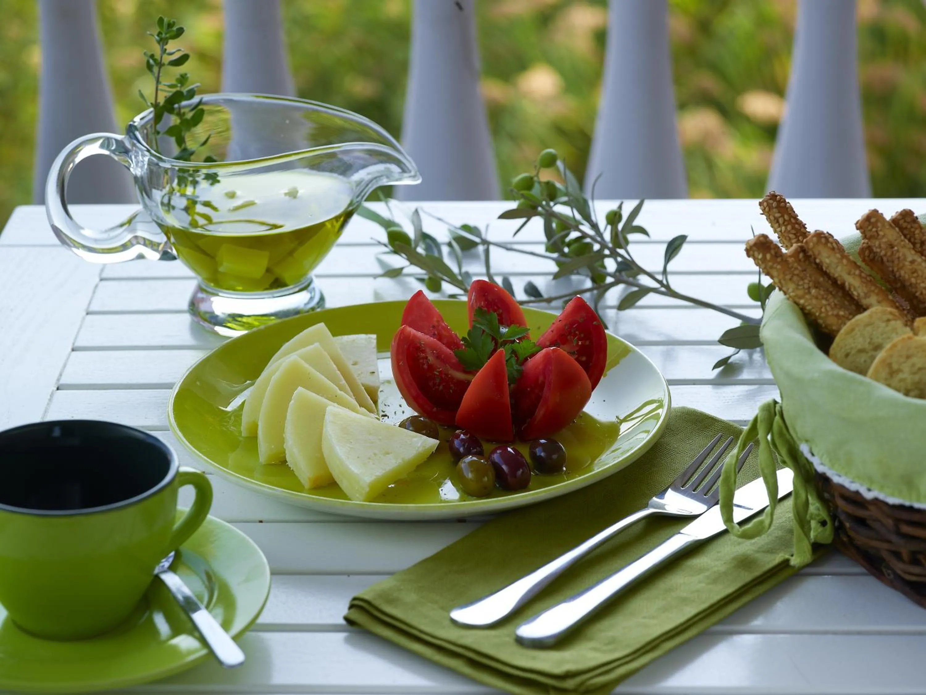 Breakfast in Aeolis Apartments & Studios