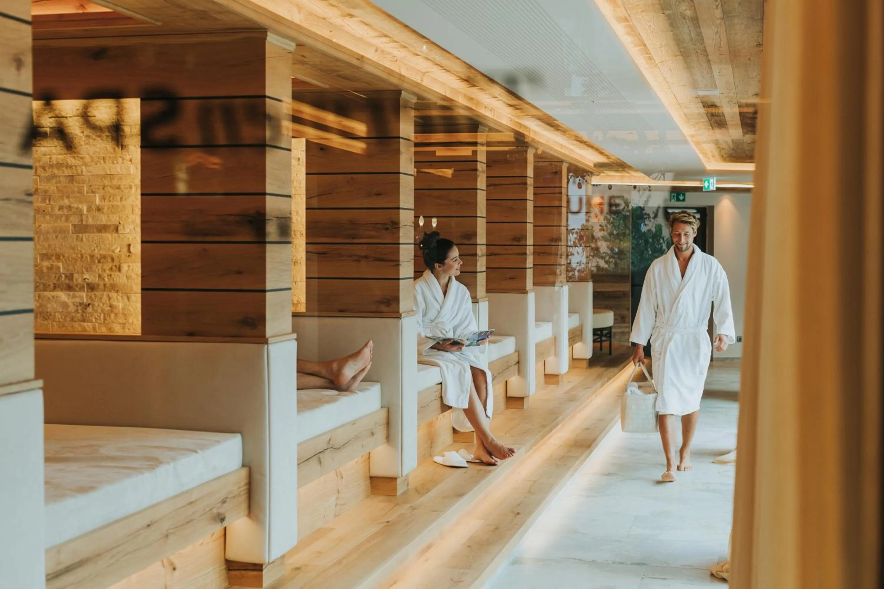 Sauna in Ortner's Resort