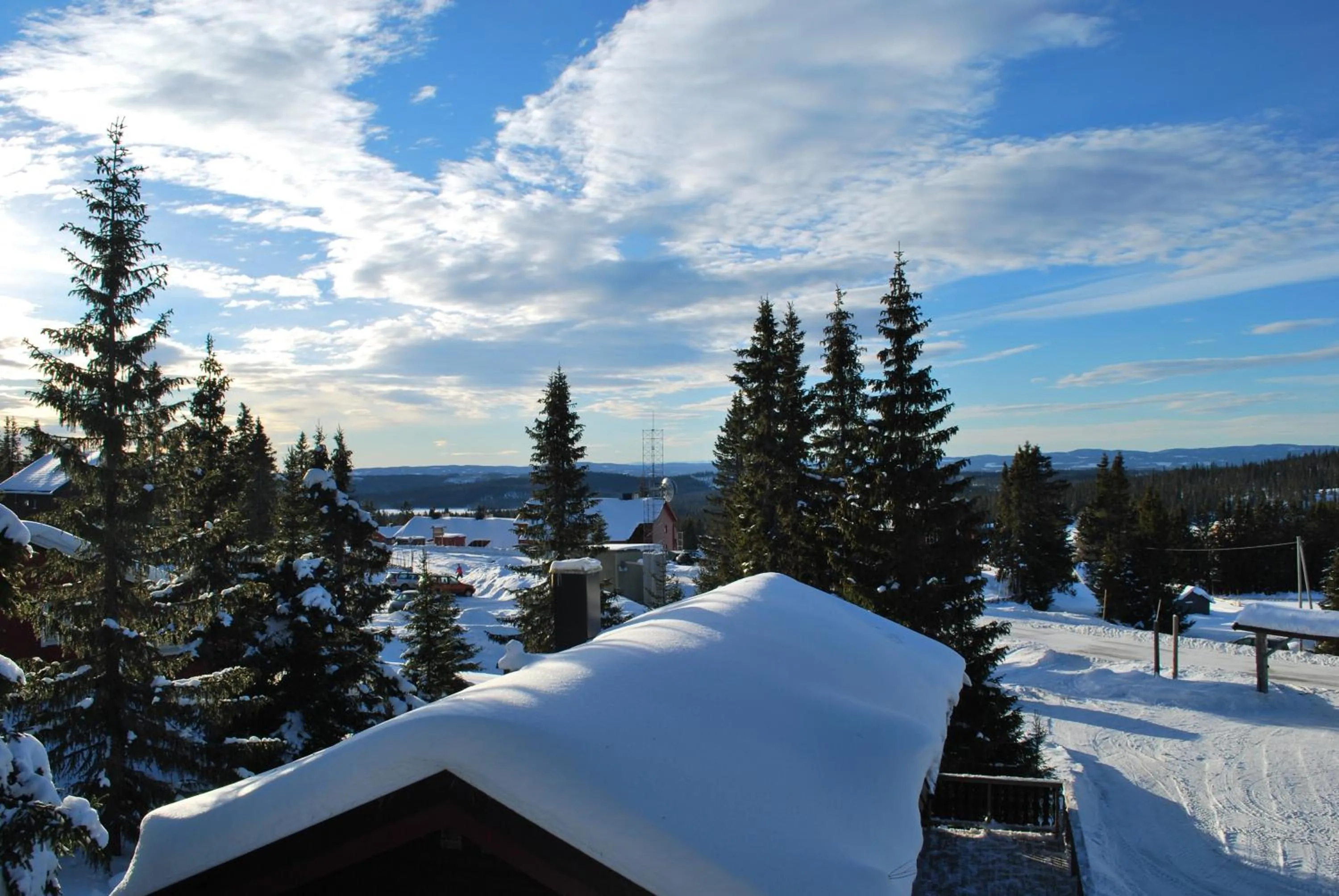 Area and facilities in Nordseter Fjellpark, Hyttegrend