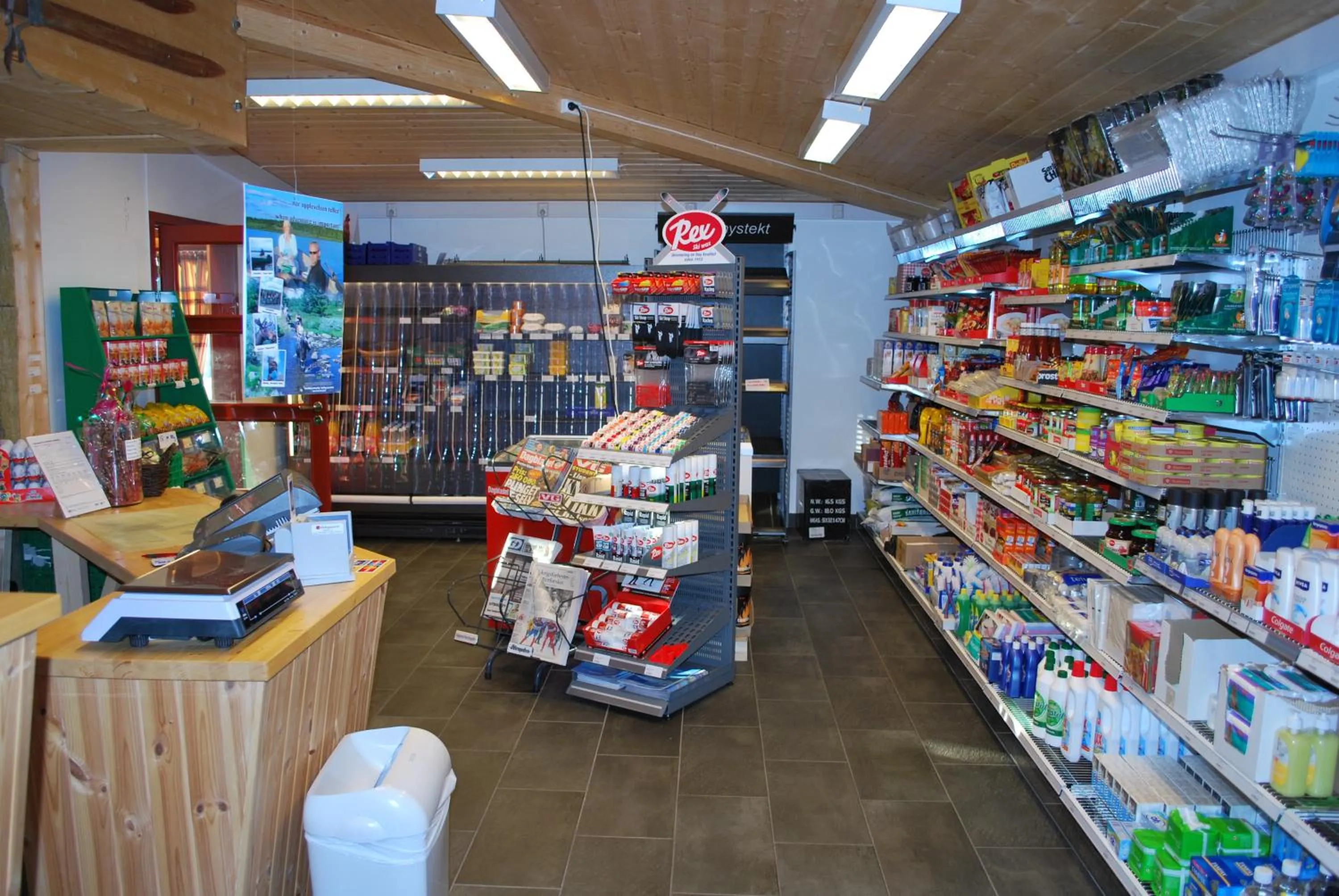 On-site shops in Nordseter Fjellpark, Hyttegrend