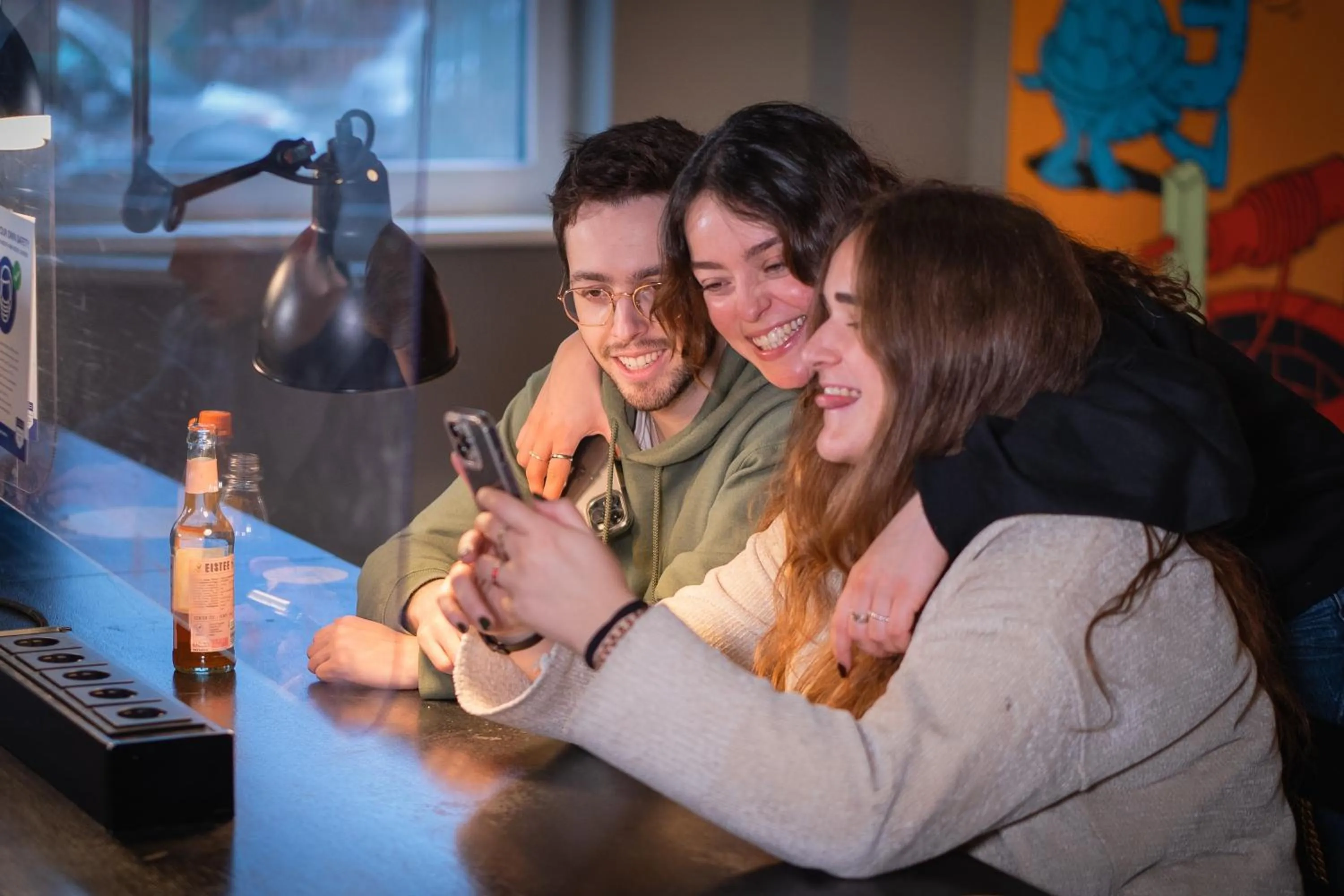 Lounge or bar in a&o Berlin Hauptbahnhof