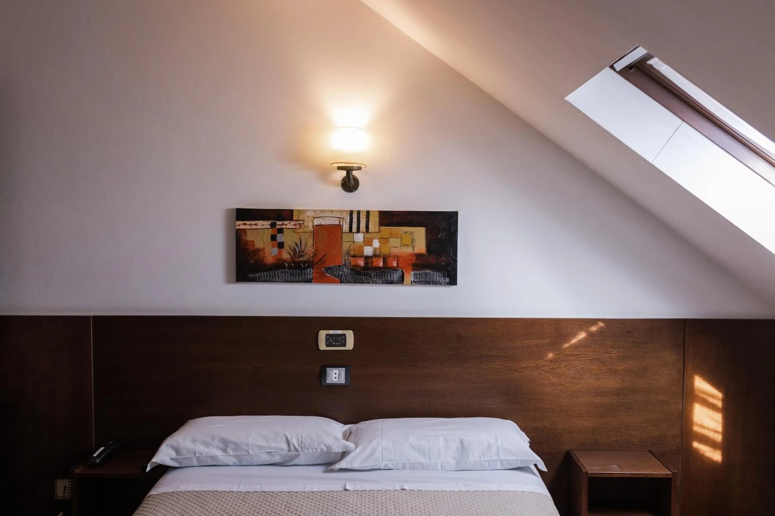 Bed in Hotel Restaurante Rúas