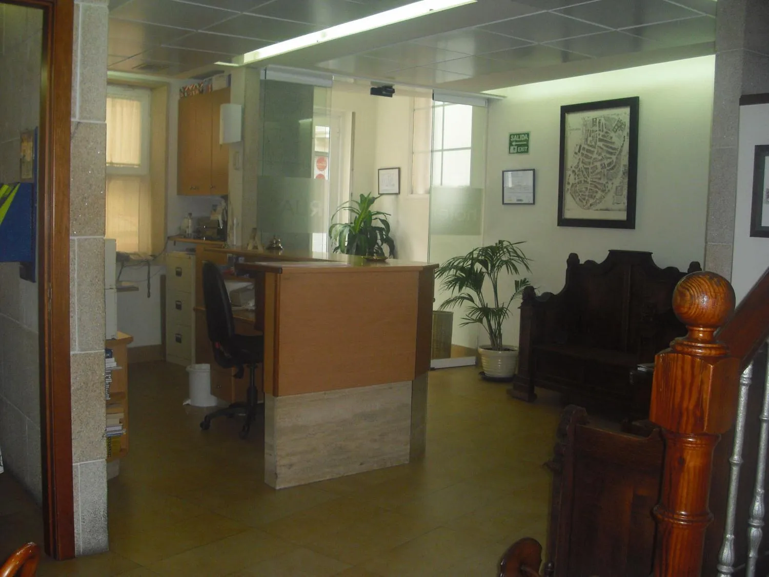 Lobby or reception in Hotel Restaurante Rúas