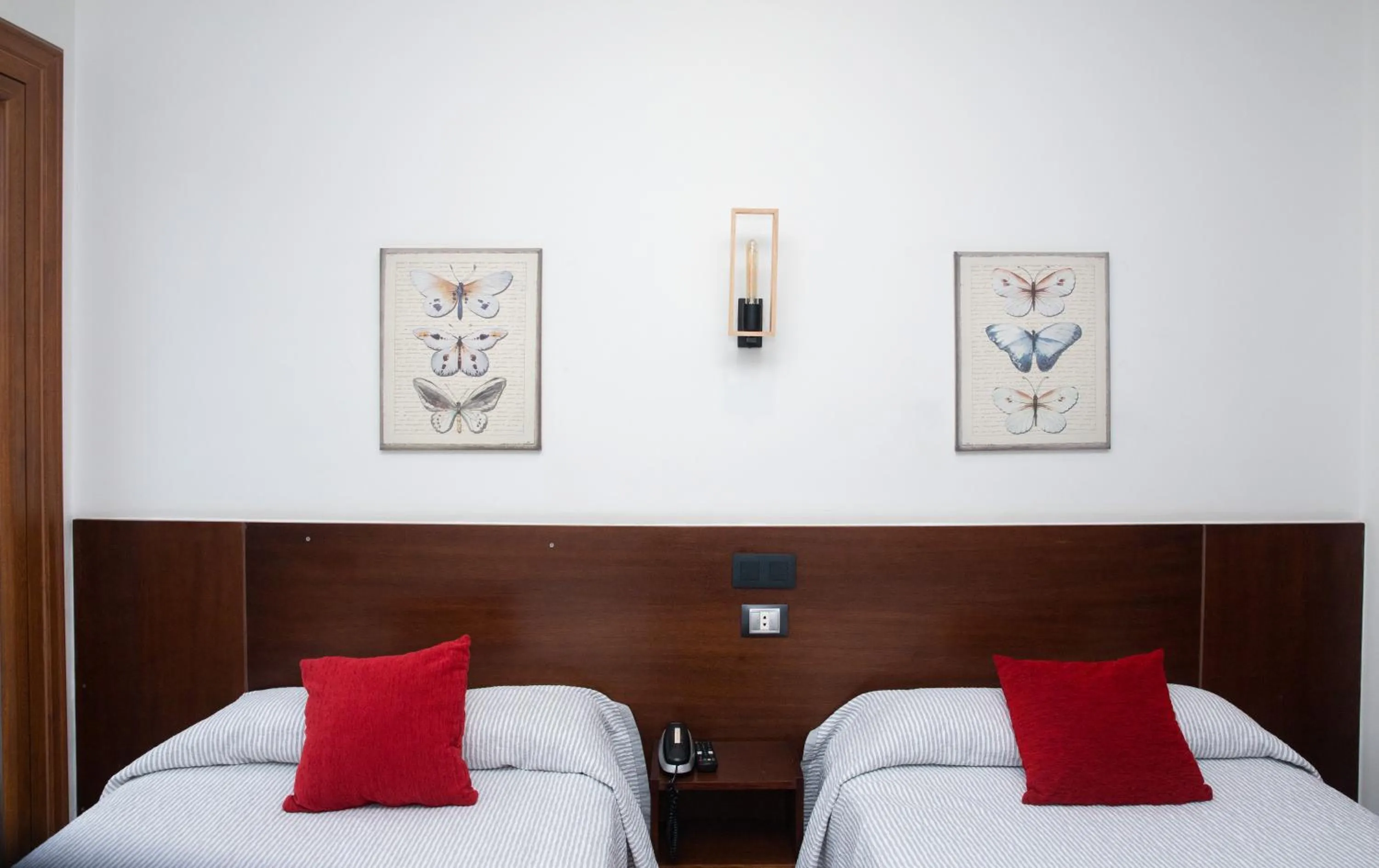 Bed in Hotel Restaurante Rúas