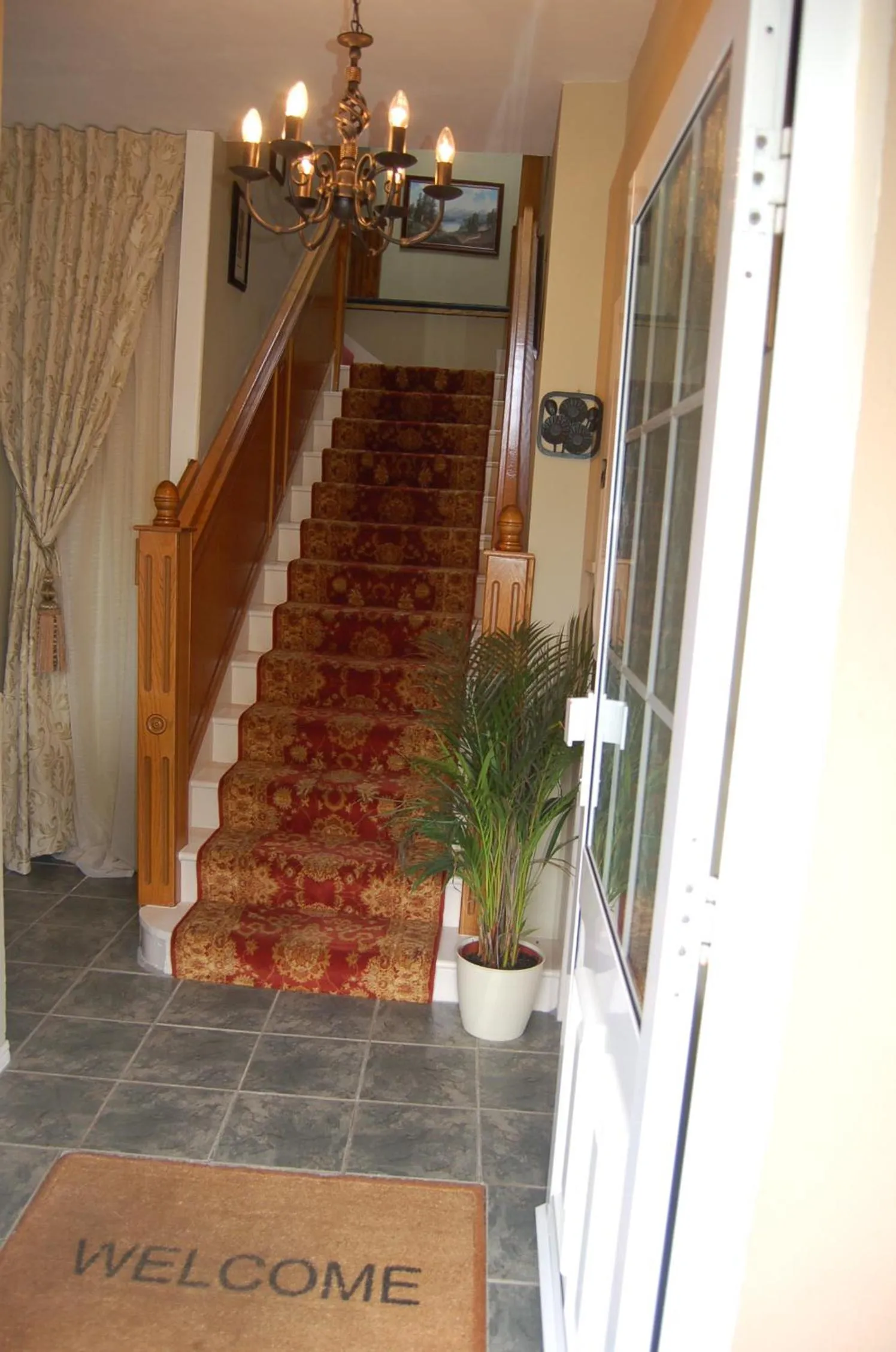 Decorative detail in The Gardens B&B