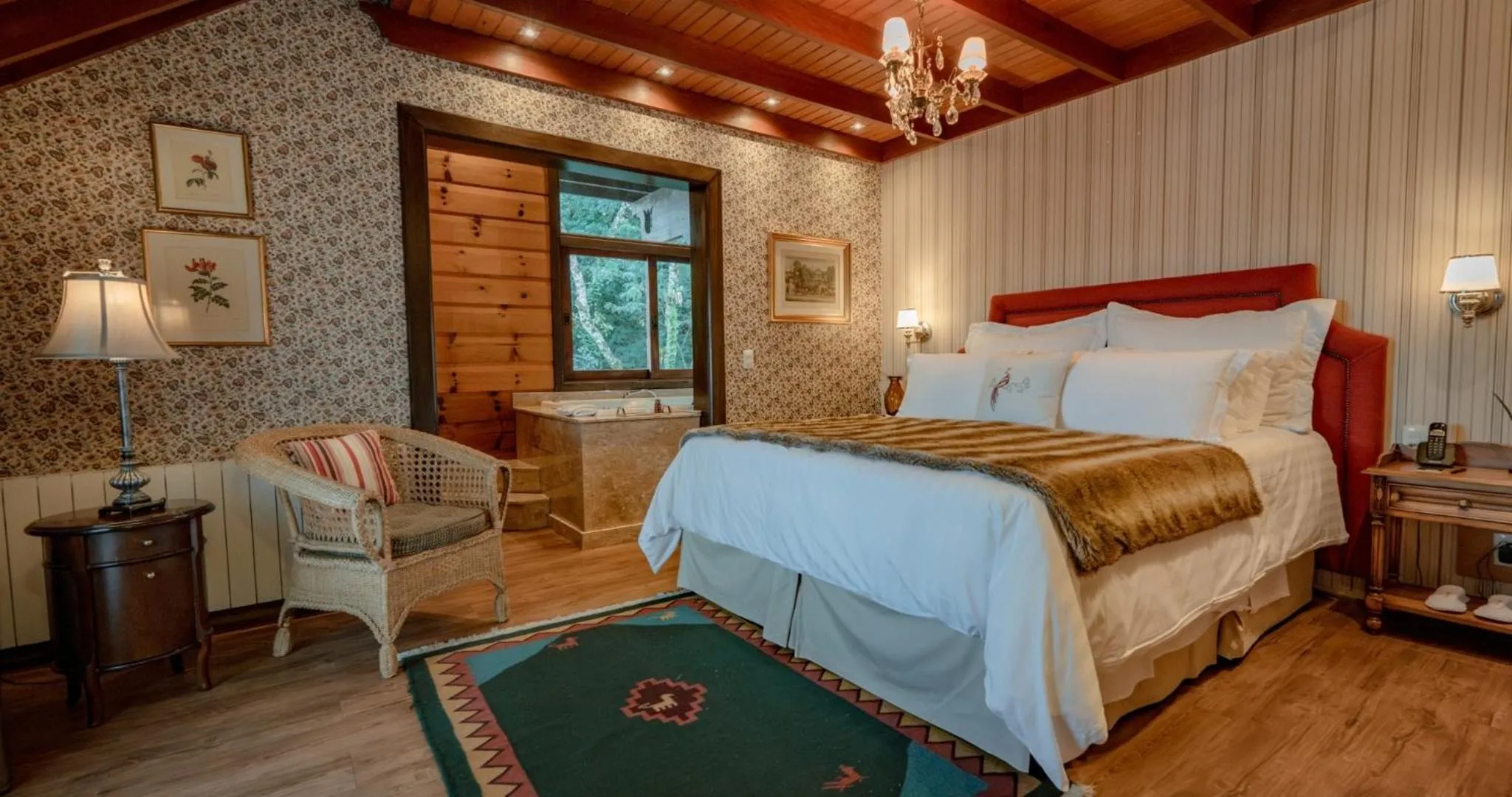 Bed in Hotel Casa da Montanha