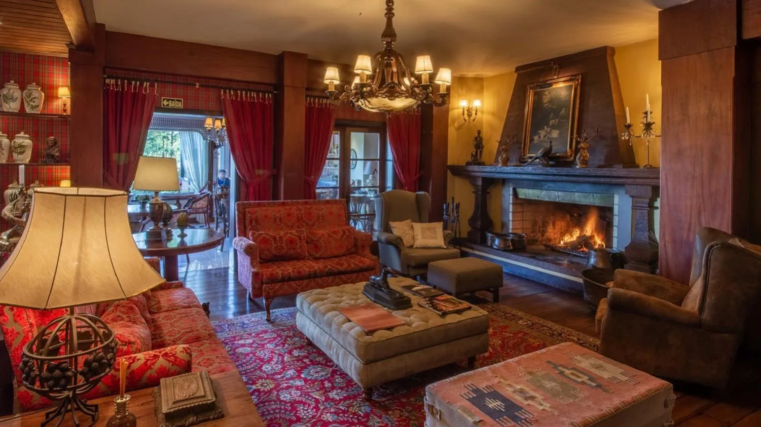 Living room in Hotel Casa da Montanha