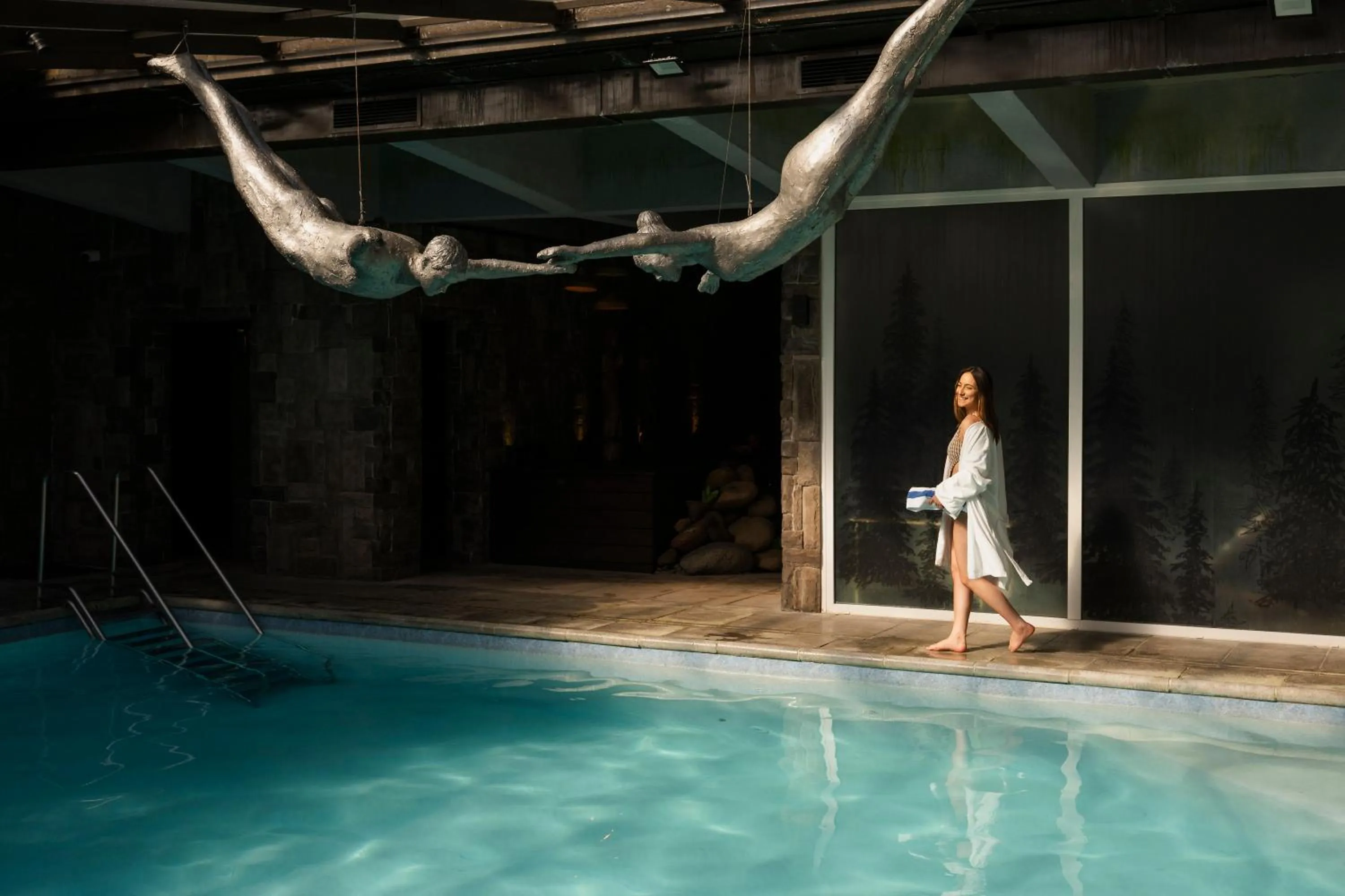 Hot Tub in Hotel Casa da Montanha