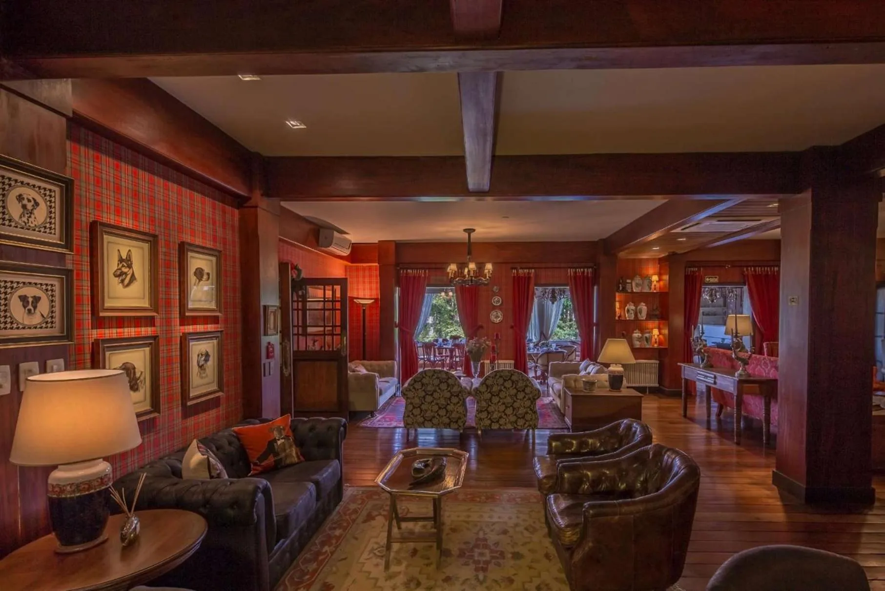 Seating area in Hotel Casa da Montanha