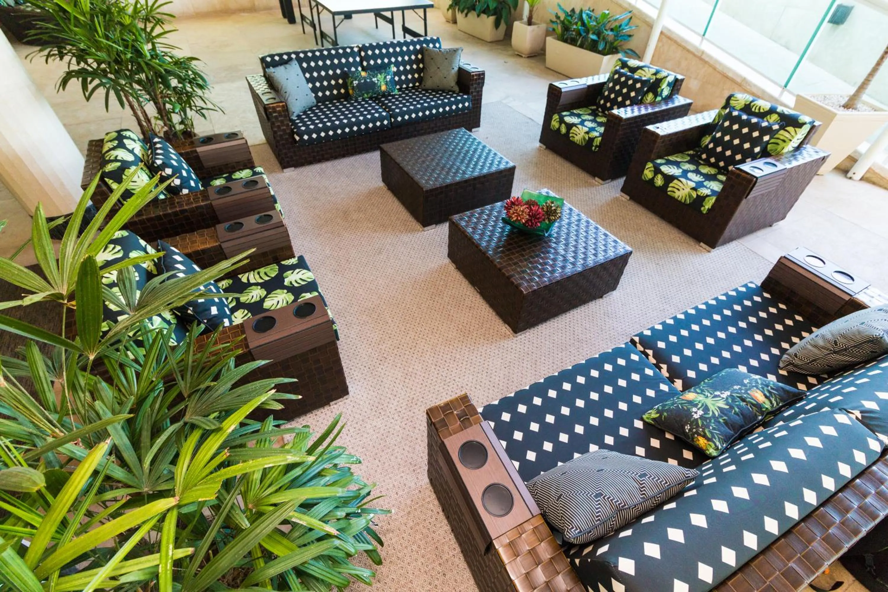Seating area in Royal Macaé Palace Hotel