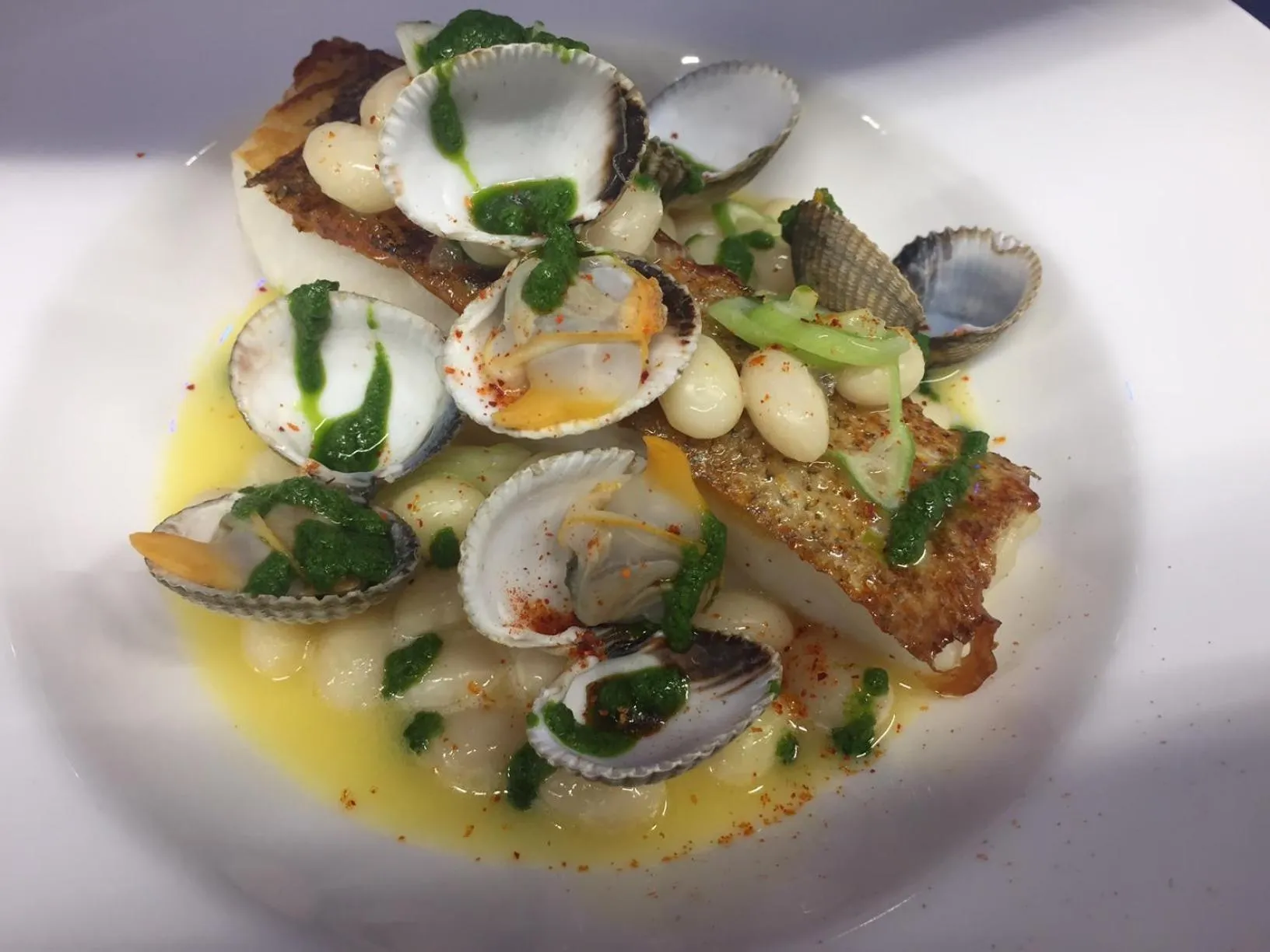 Food close-up in Hotel-Restaurant Lann Roz / Côte Cuisine