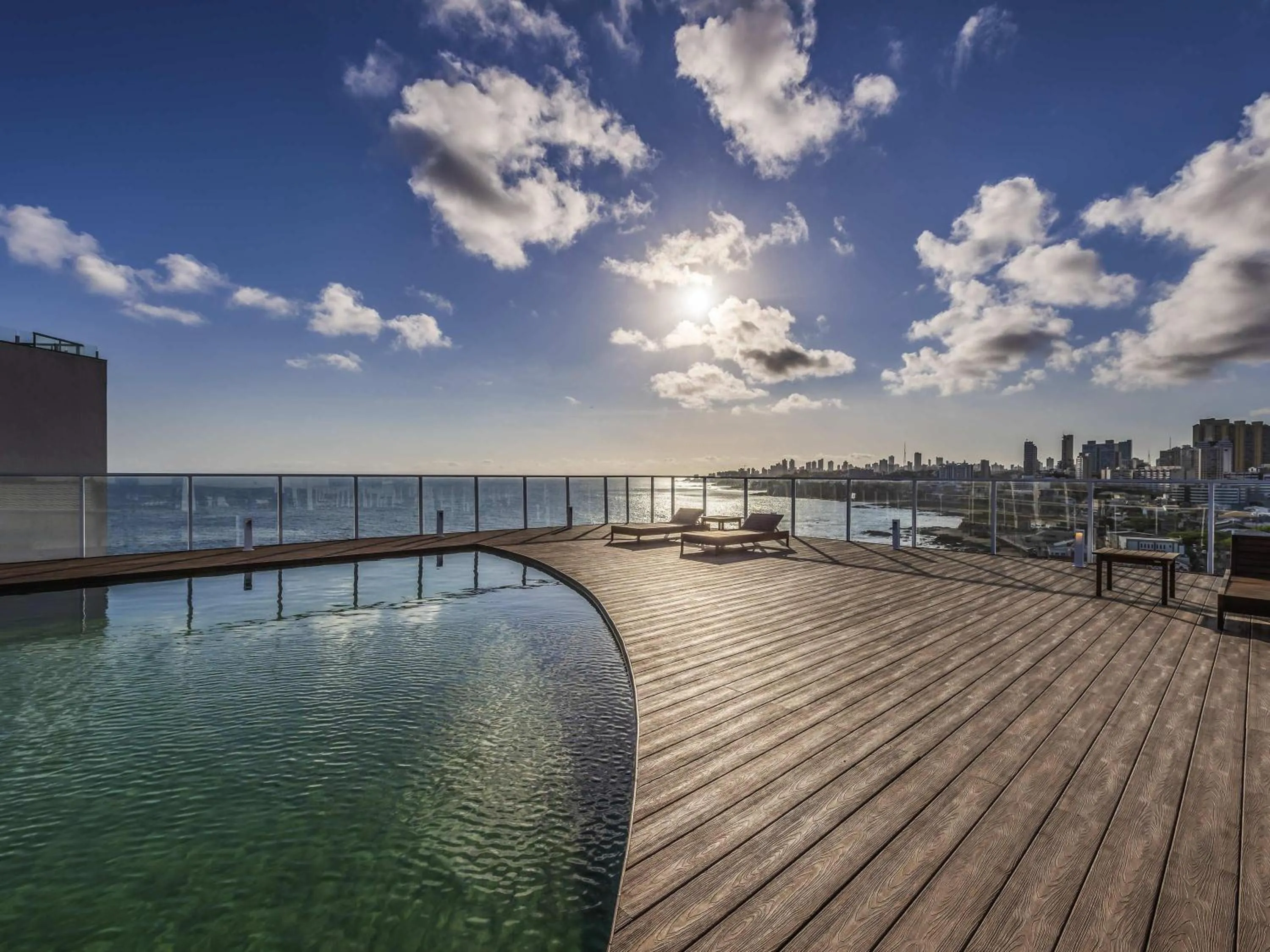 Pool view in Novotel Salvador Rio Vermelho