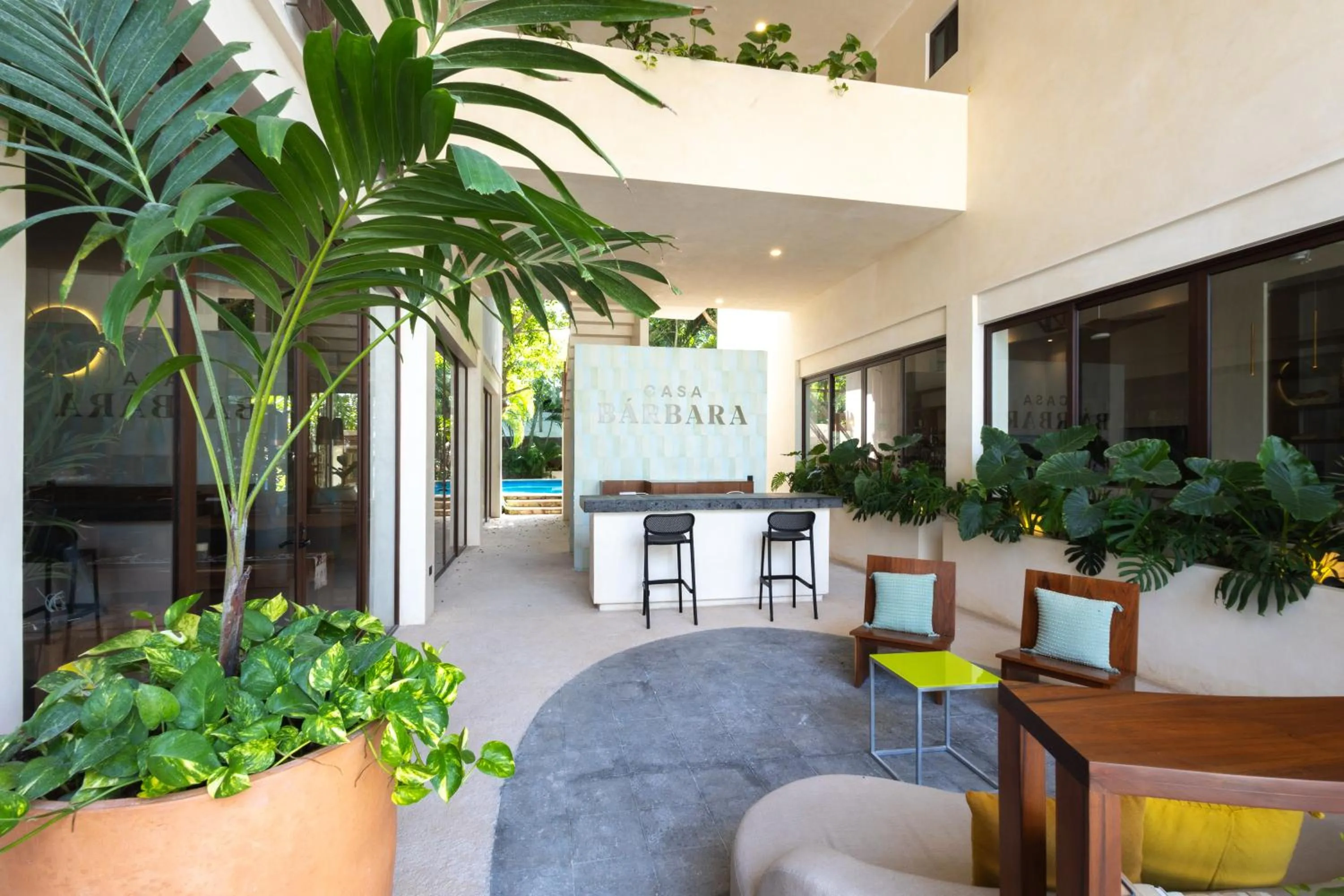 Lobby or reception in Hotel Casa Barbara Holbox