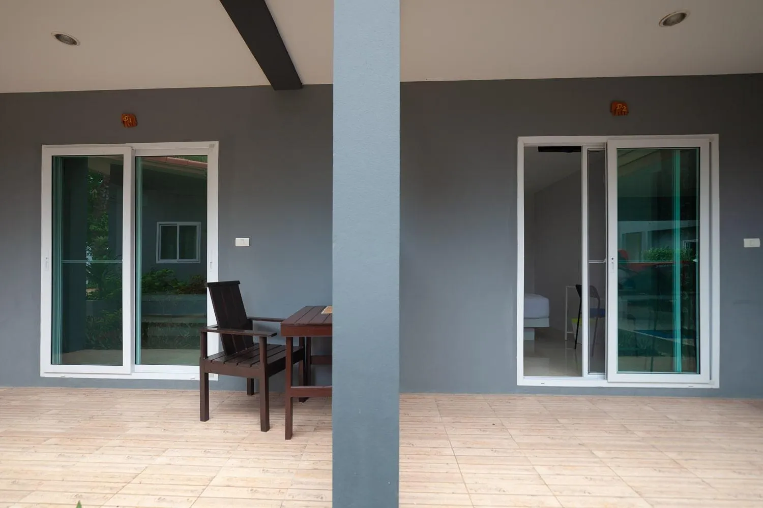 Balcony/Terrace in Maenam Villa Hotel