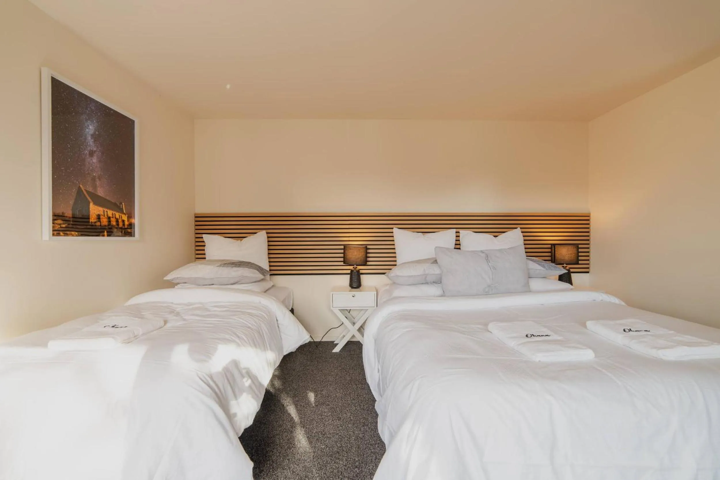 Bed in Lake Tekapo Cottages