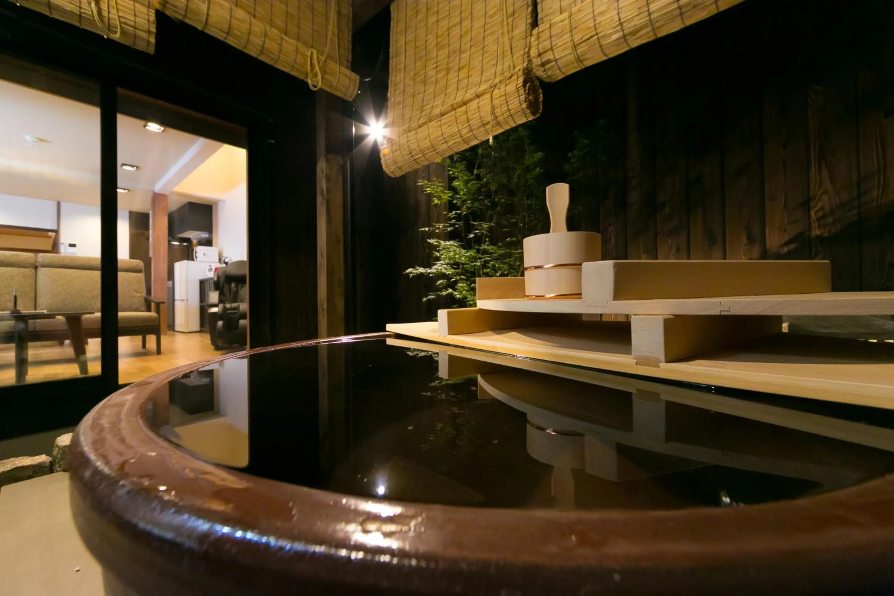 Bathroom in Kyotoya Tsukinoyu Kukai