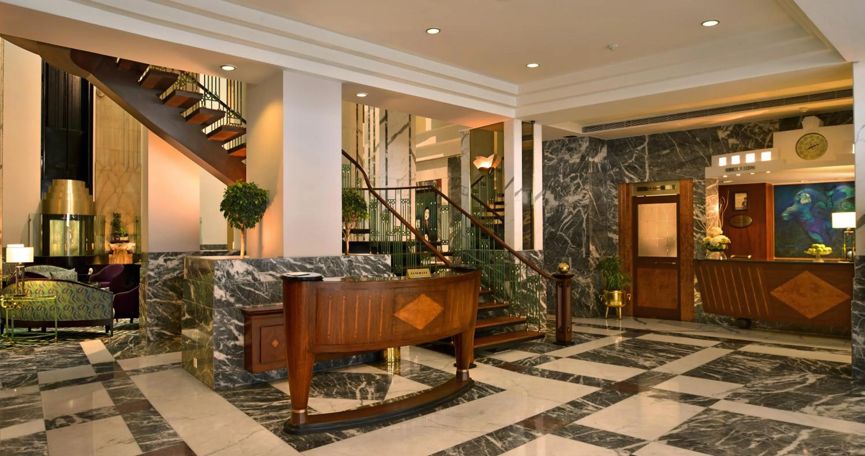 Lobby or reception in Hotel Marine Plaza