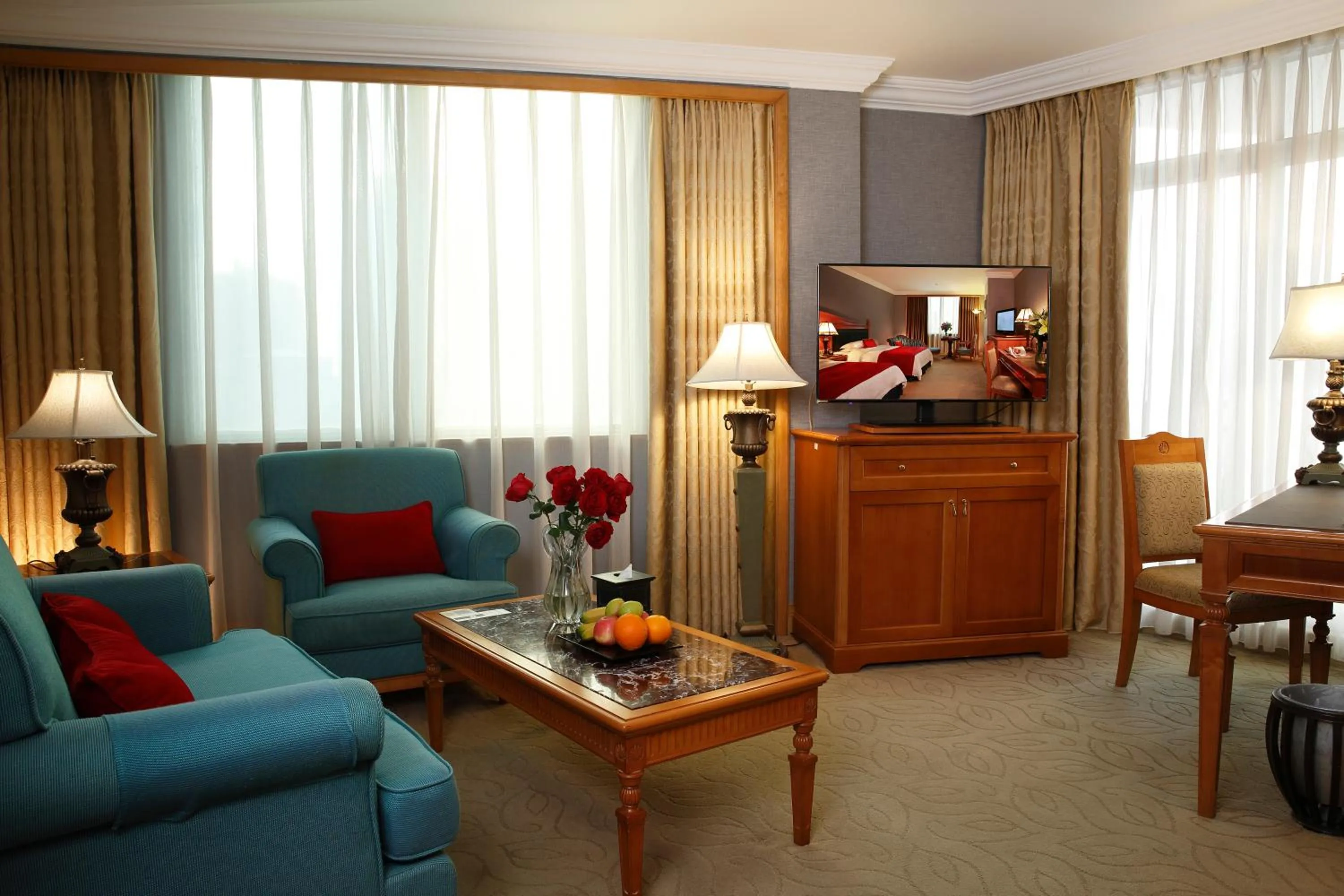 Living room in Grand Noble Hotel Dongguan