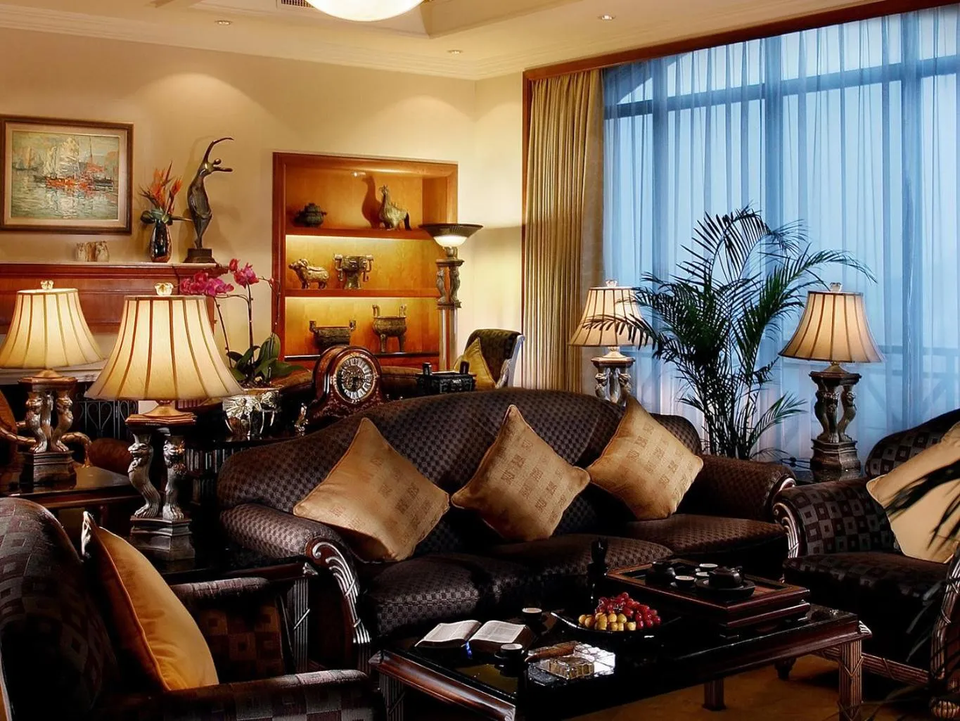 Living room in Grand Noble Hotel Dongguan