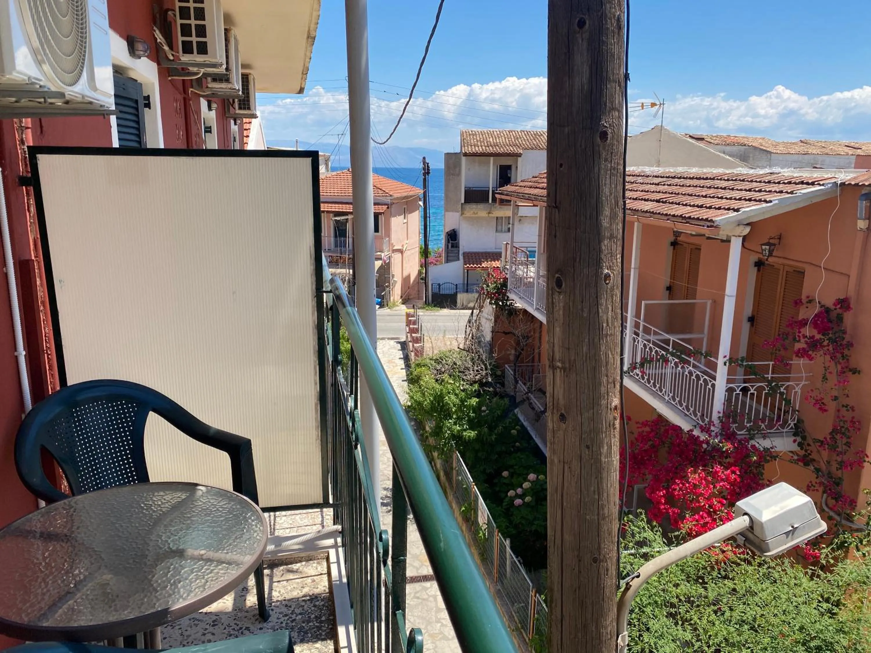 Balcony/Terrace in Avra Budget Beach Rooms