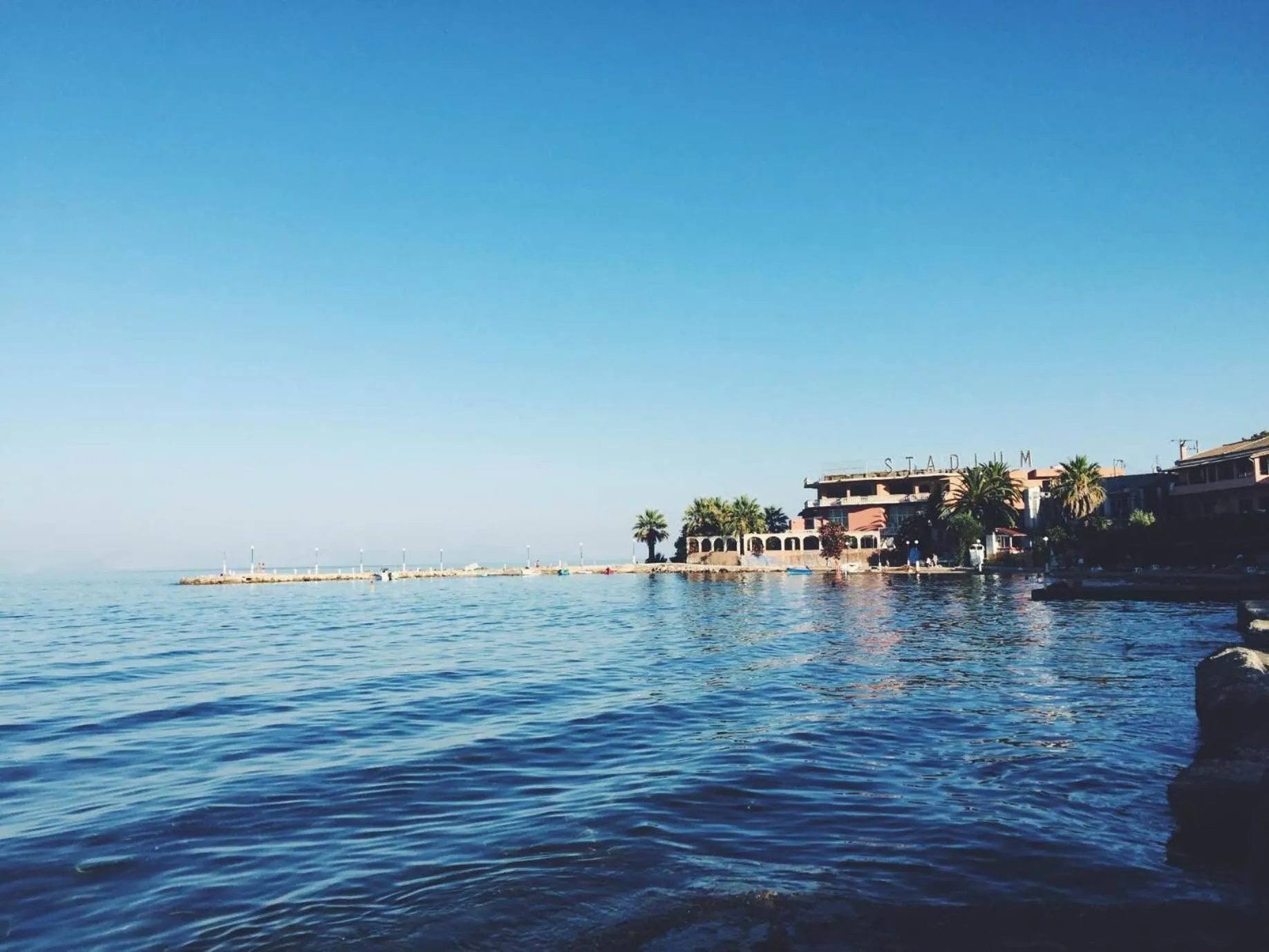 Property building in Avra Budget Beach Rooms