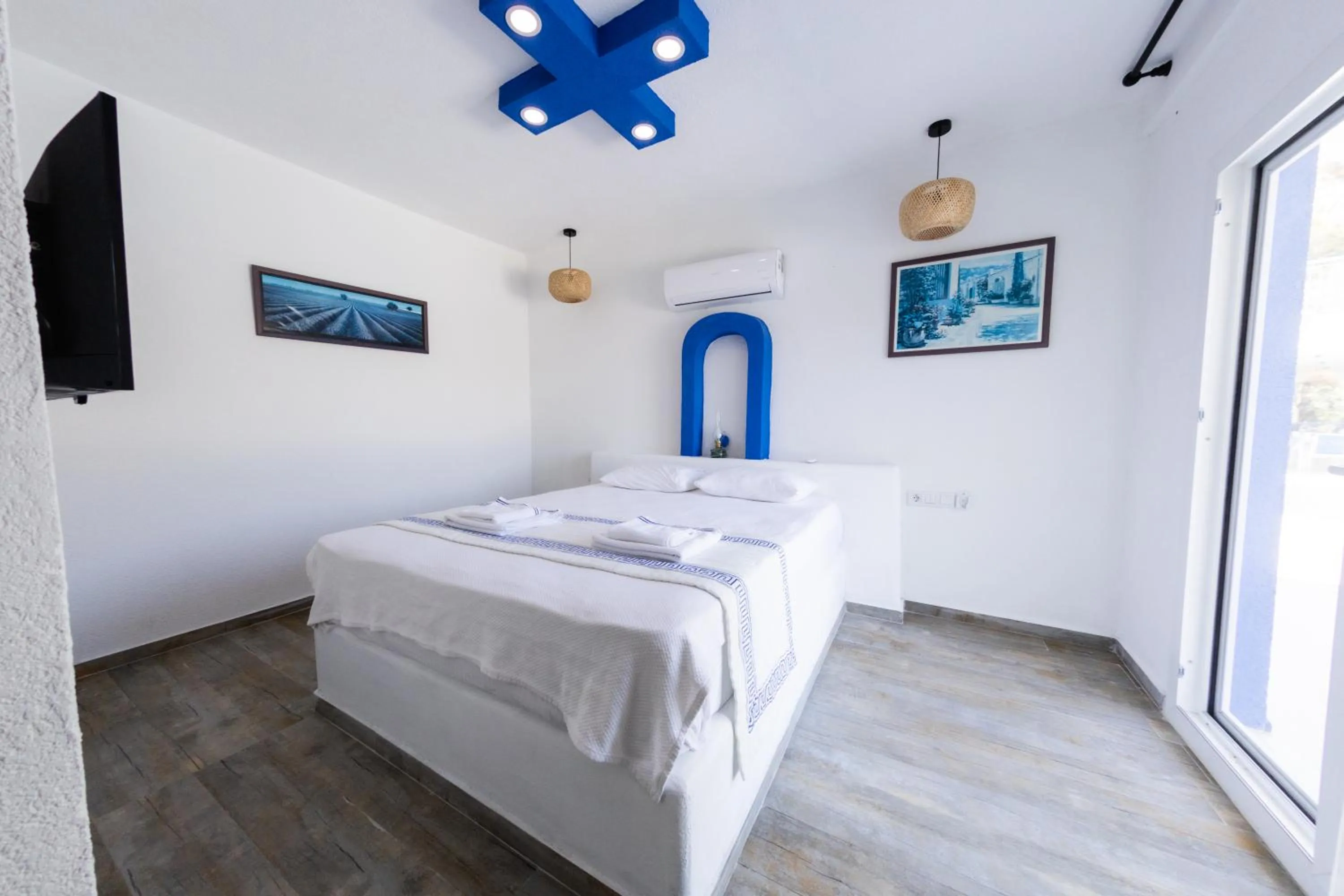 Bed in Lavanta Butik Otel Turunc