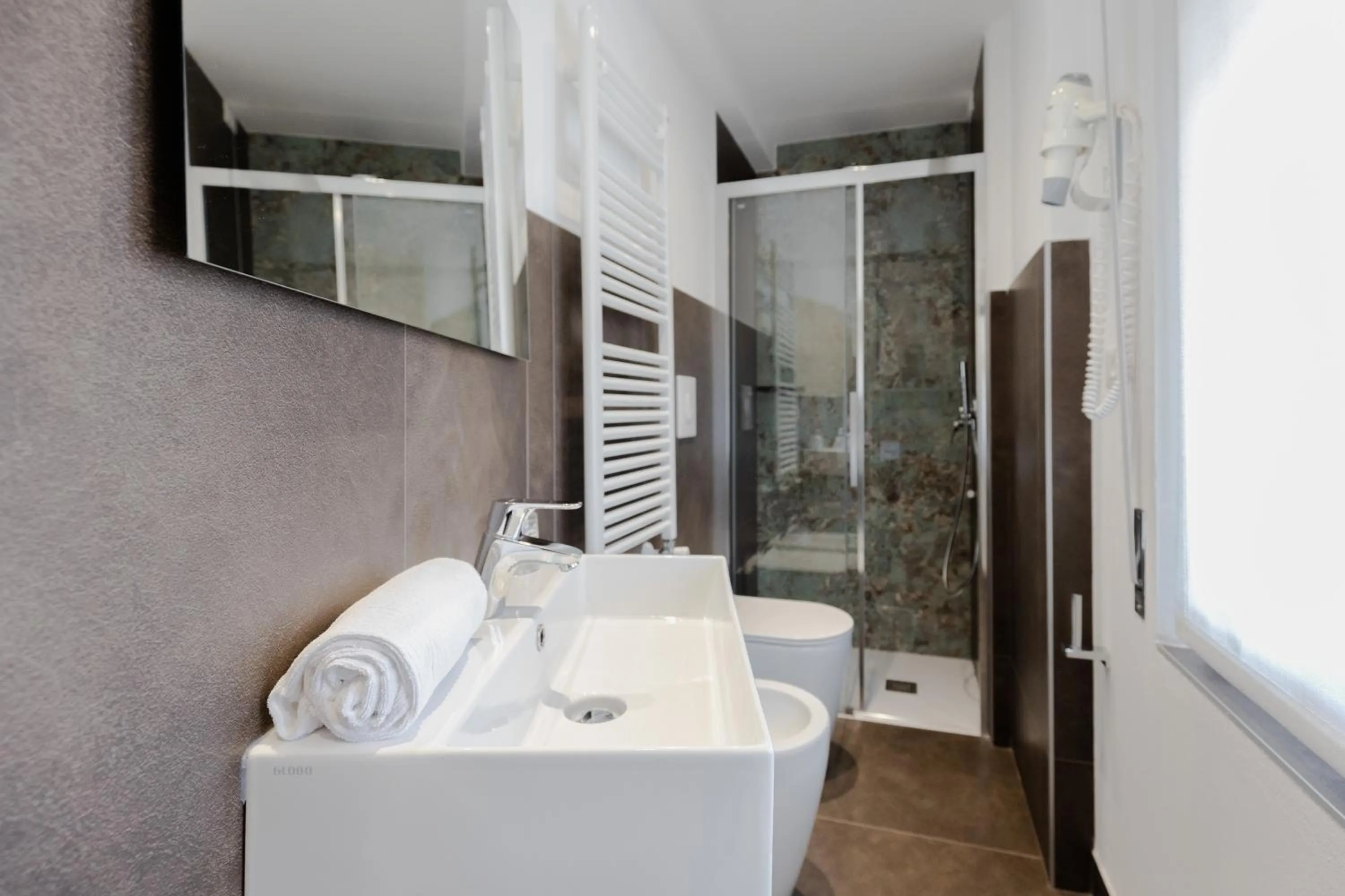 Bathroom in Hotel Marconi