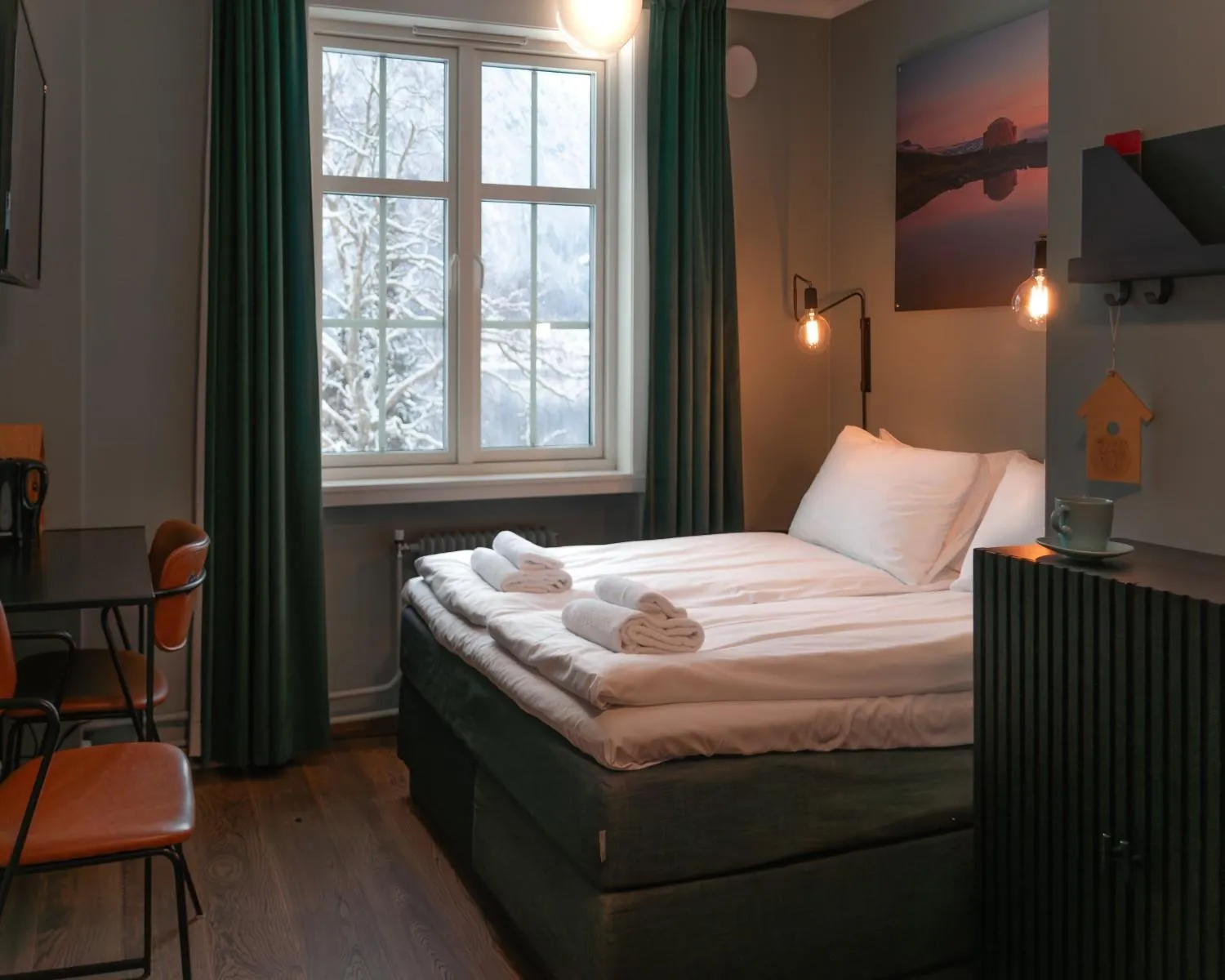 Bed in Trolltunga Hotel