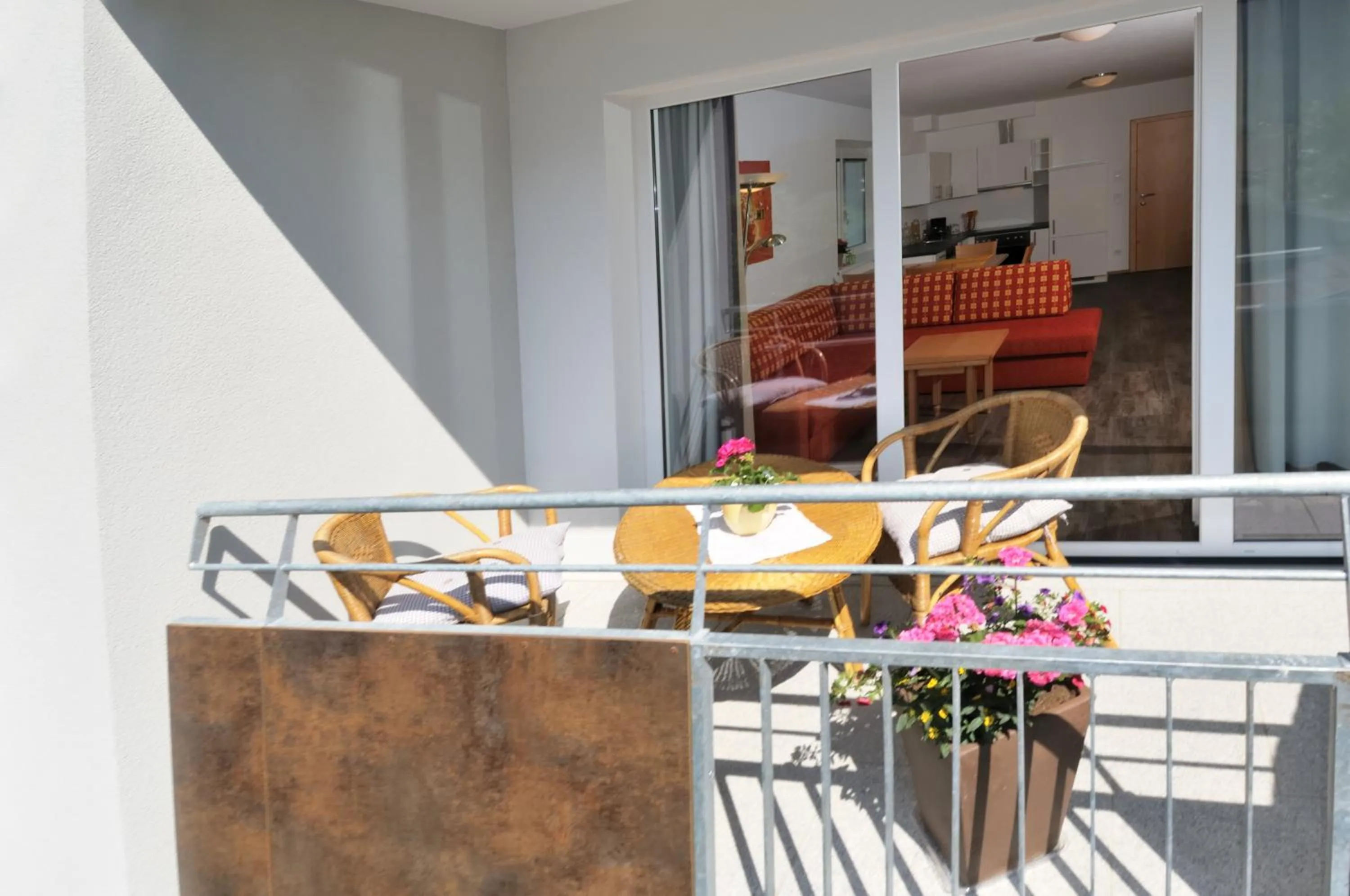 Balcony/Terrace in Pension Apartment Hödner