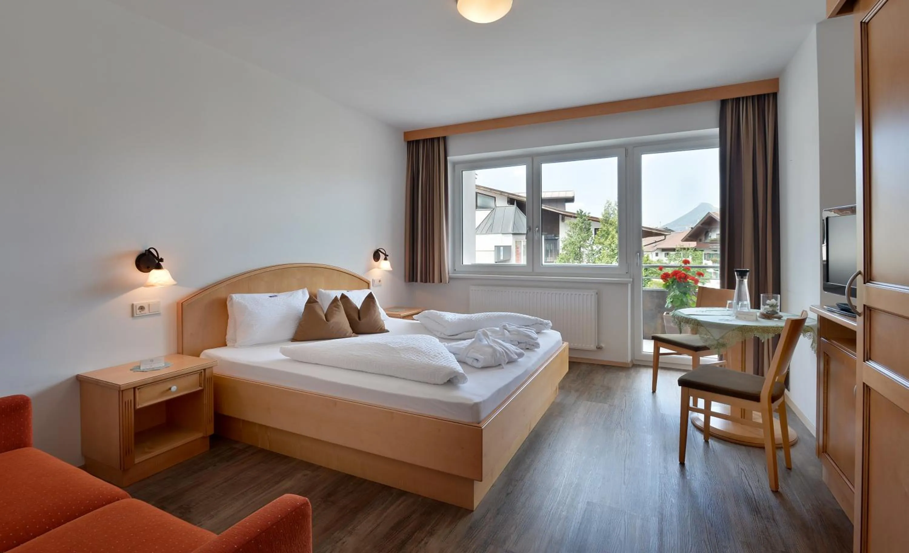 Photo of the whole room, Bed in Pension Apartment Hödner
