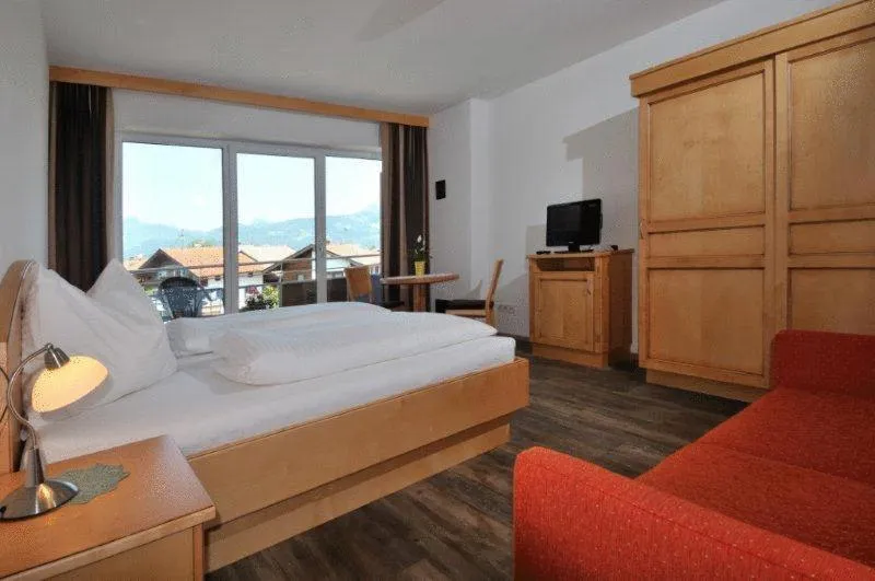 Bed in Pension Apartment Hödner