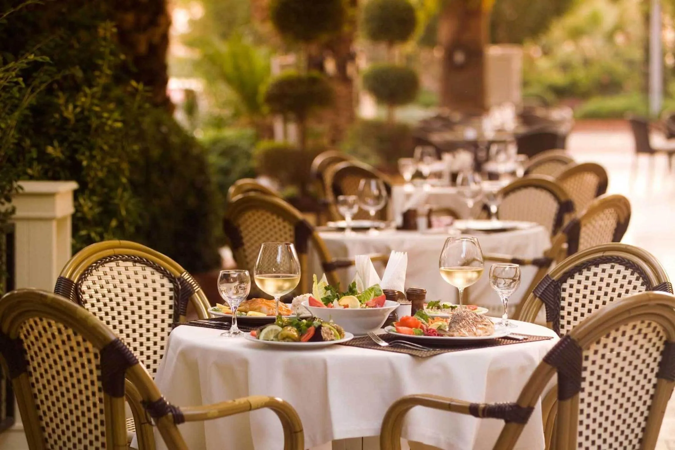 Food and drinks in Gardenia Hotel