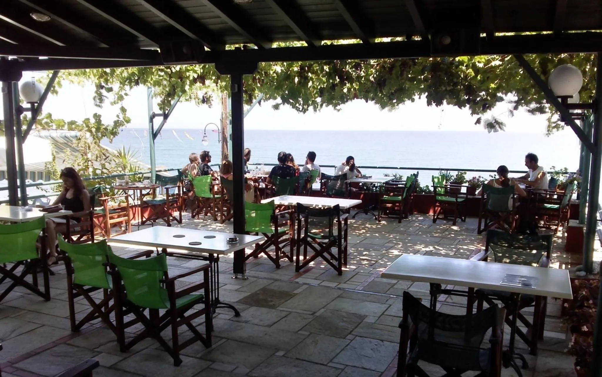 Patio in Anesis Hotel