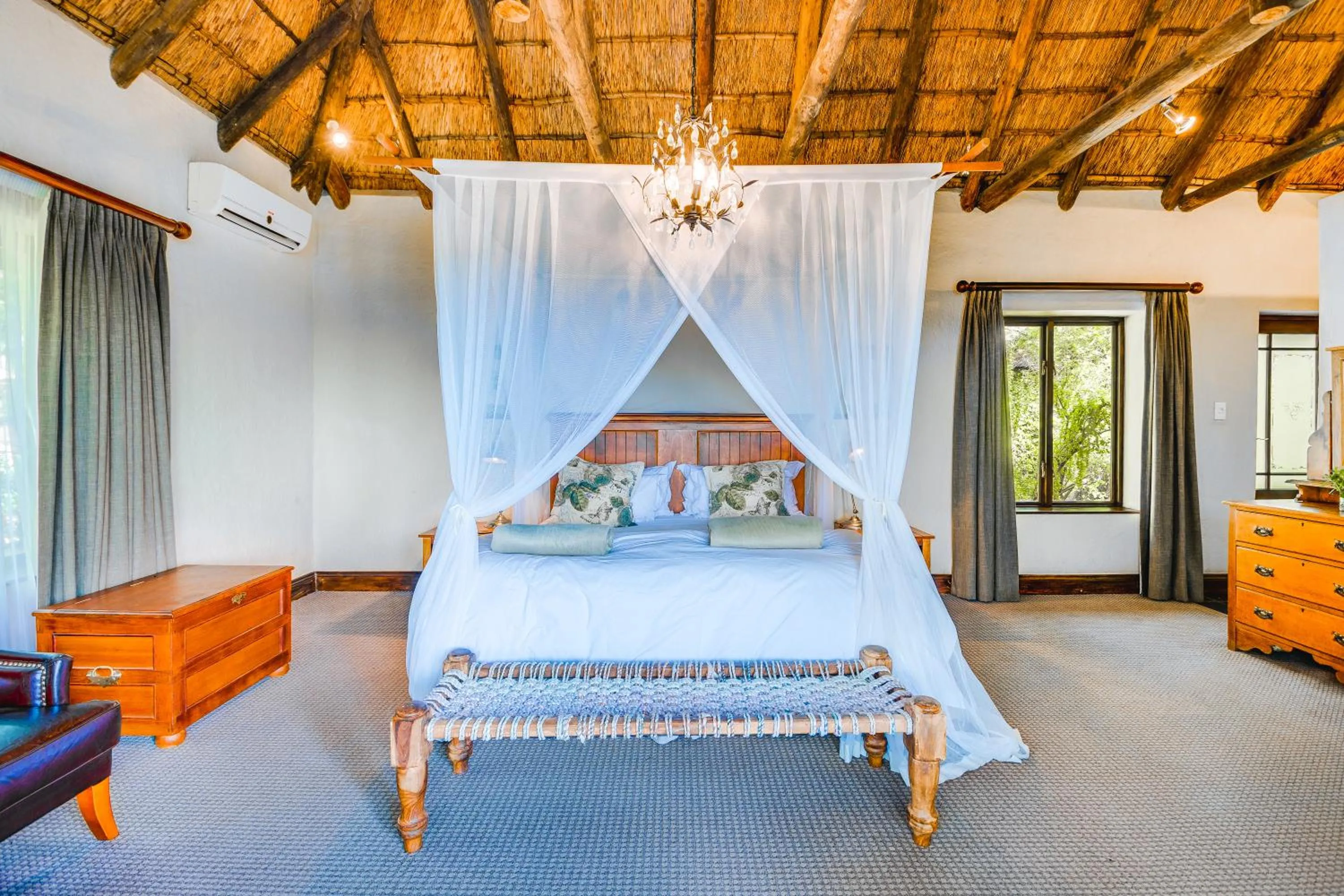 Bed in Hitgeheim Country Lodge