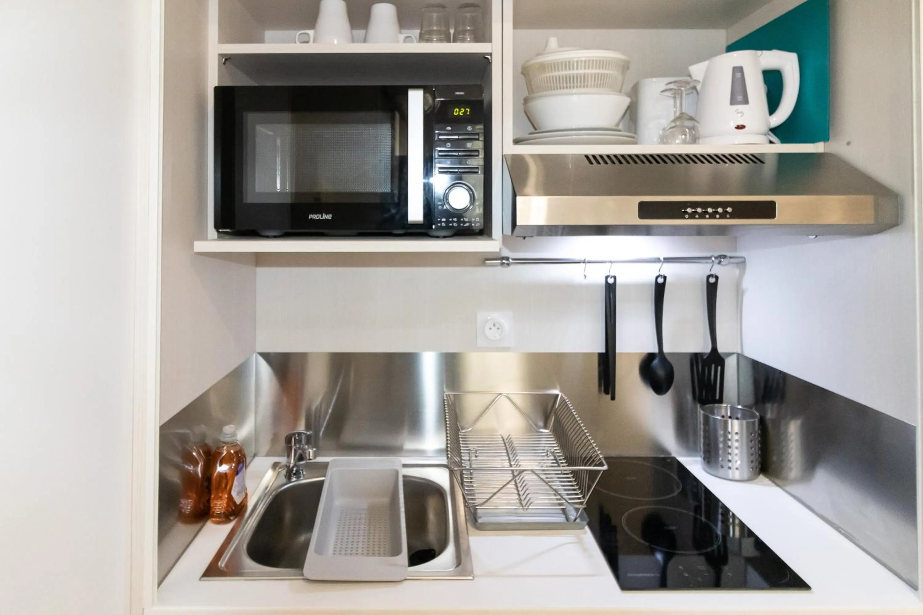 Kitchen or kitchenette in Residence le Pastel Jeanne d'Arc