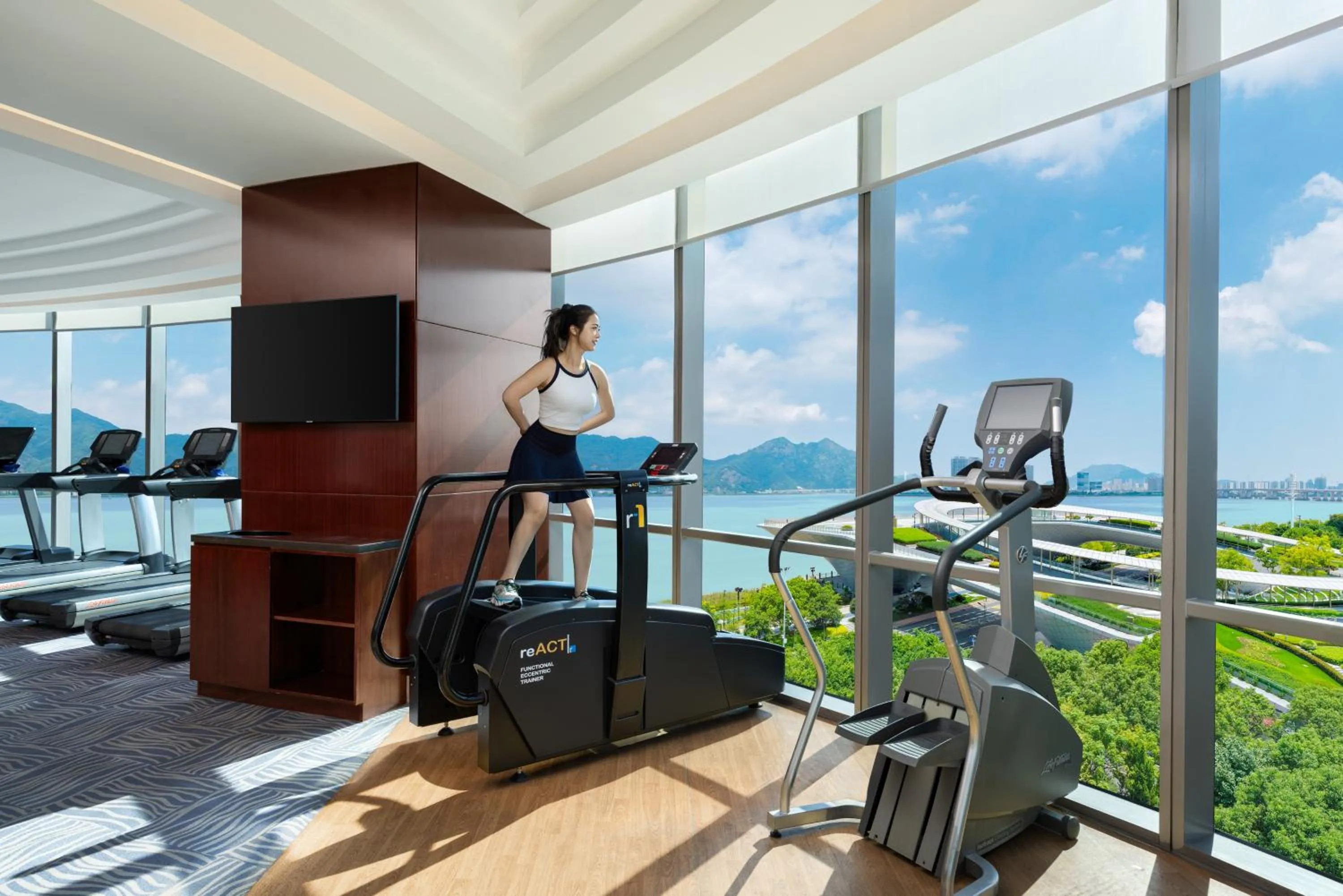 Fitness centre/facilities in Shangri-La Wenzhou