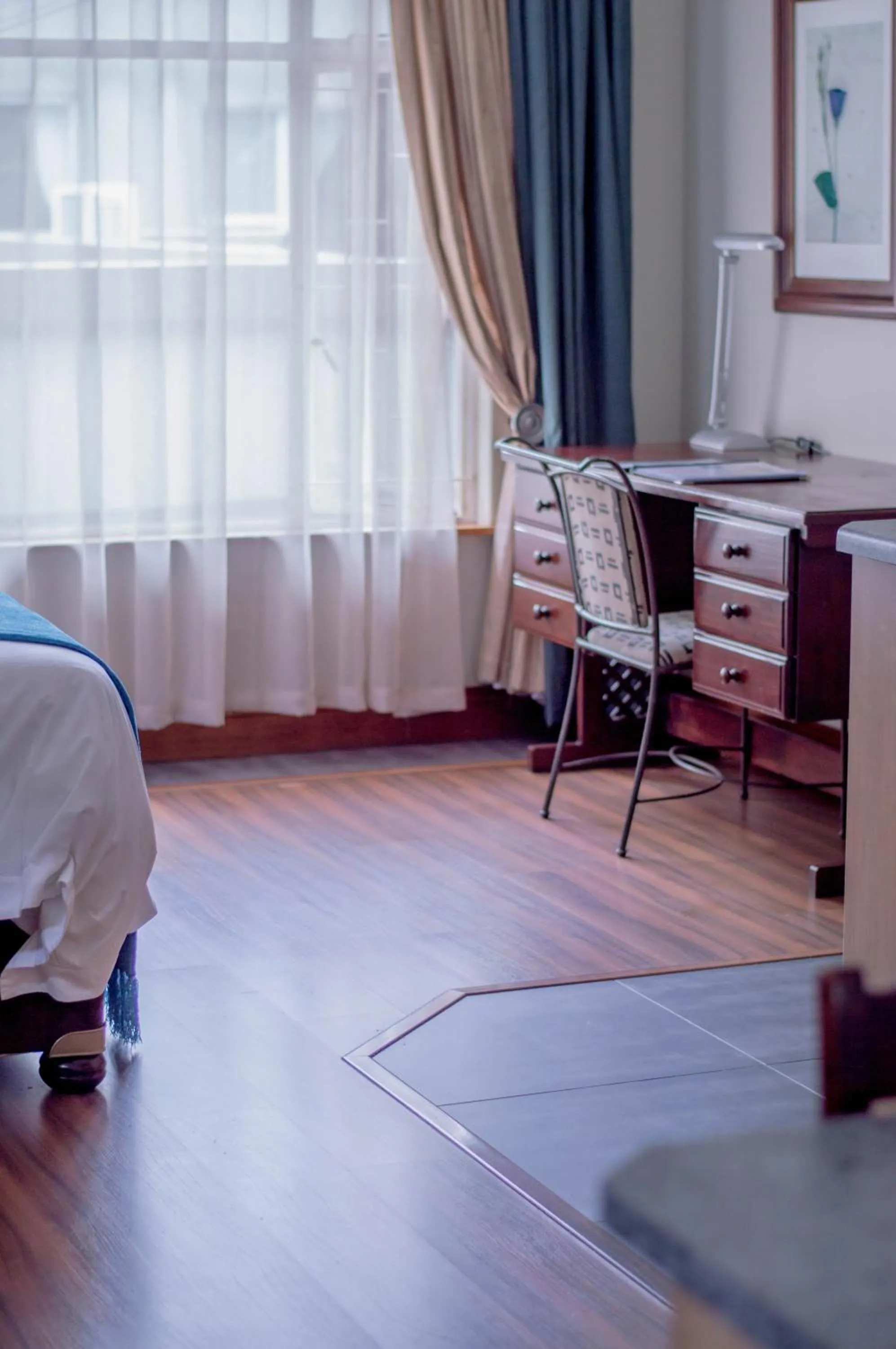 Bedroom in 314 on Clark Guest House