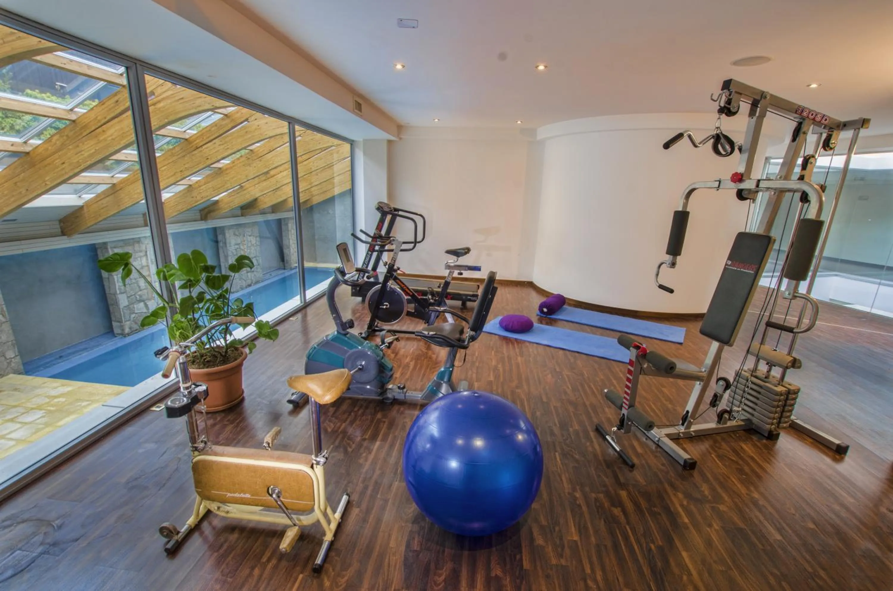 Fitness centre/facilities in Hotel Cristal