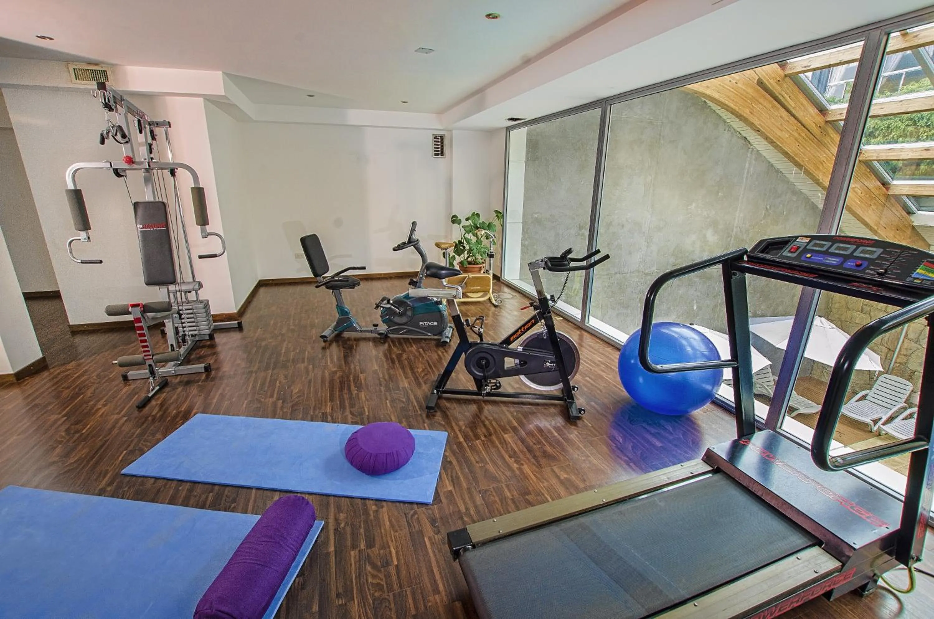 Fitness centre/facilities in Hotel Cristal