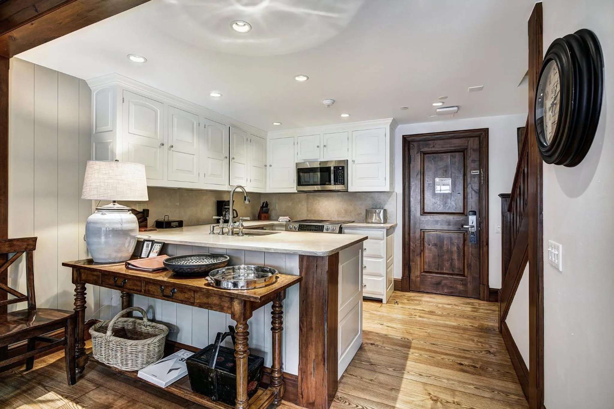 Communal kitchen in Lodge at Vail, A RockResort by Vail Resorts