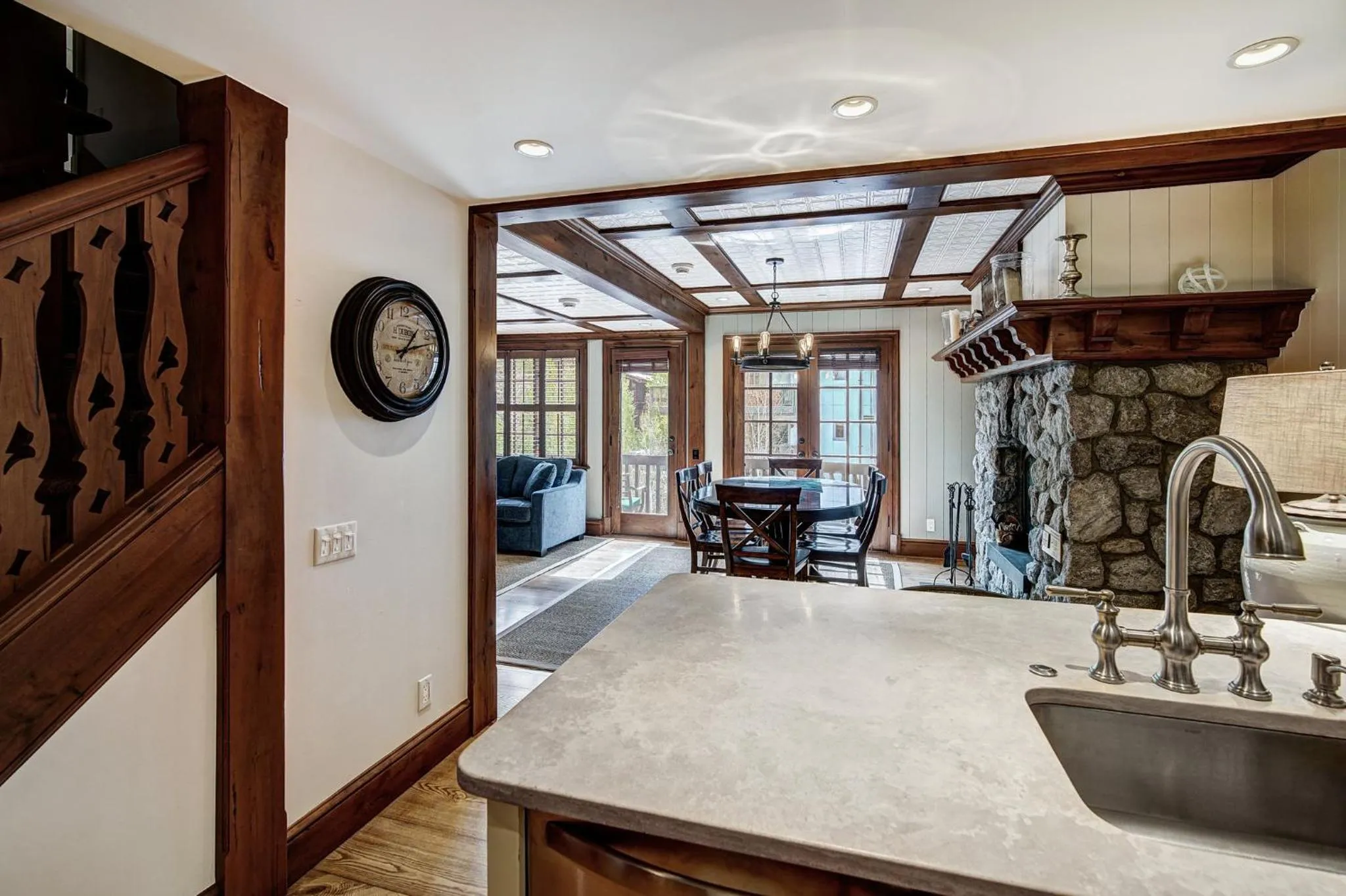 Communal kitchen in Lodge at Vail, A RockResort by Vail Resorts