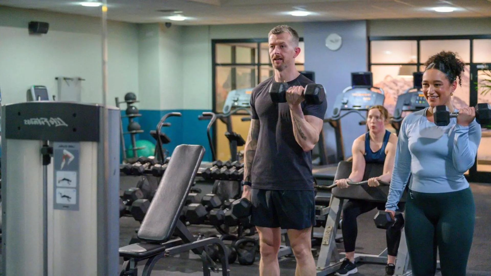 Fitness centre/facilities in Riverside Park Hotel