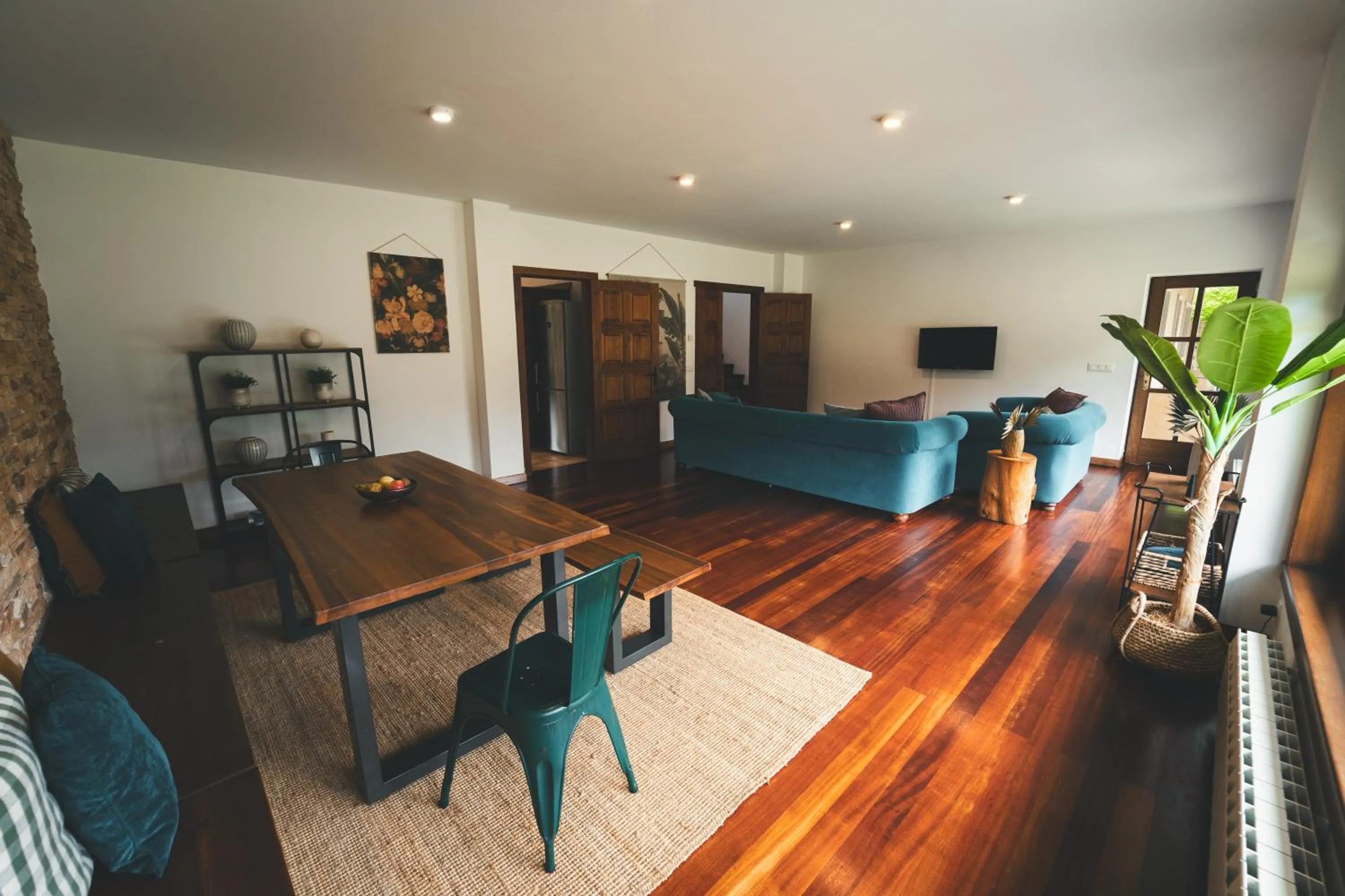 Seating area in HolaCamp Camino
