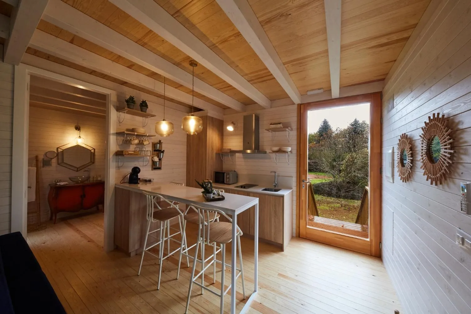 Kitchen or kitchenette in HolaCamp Camino