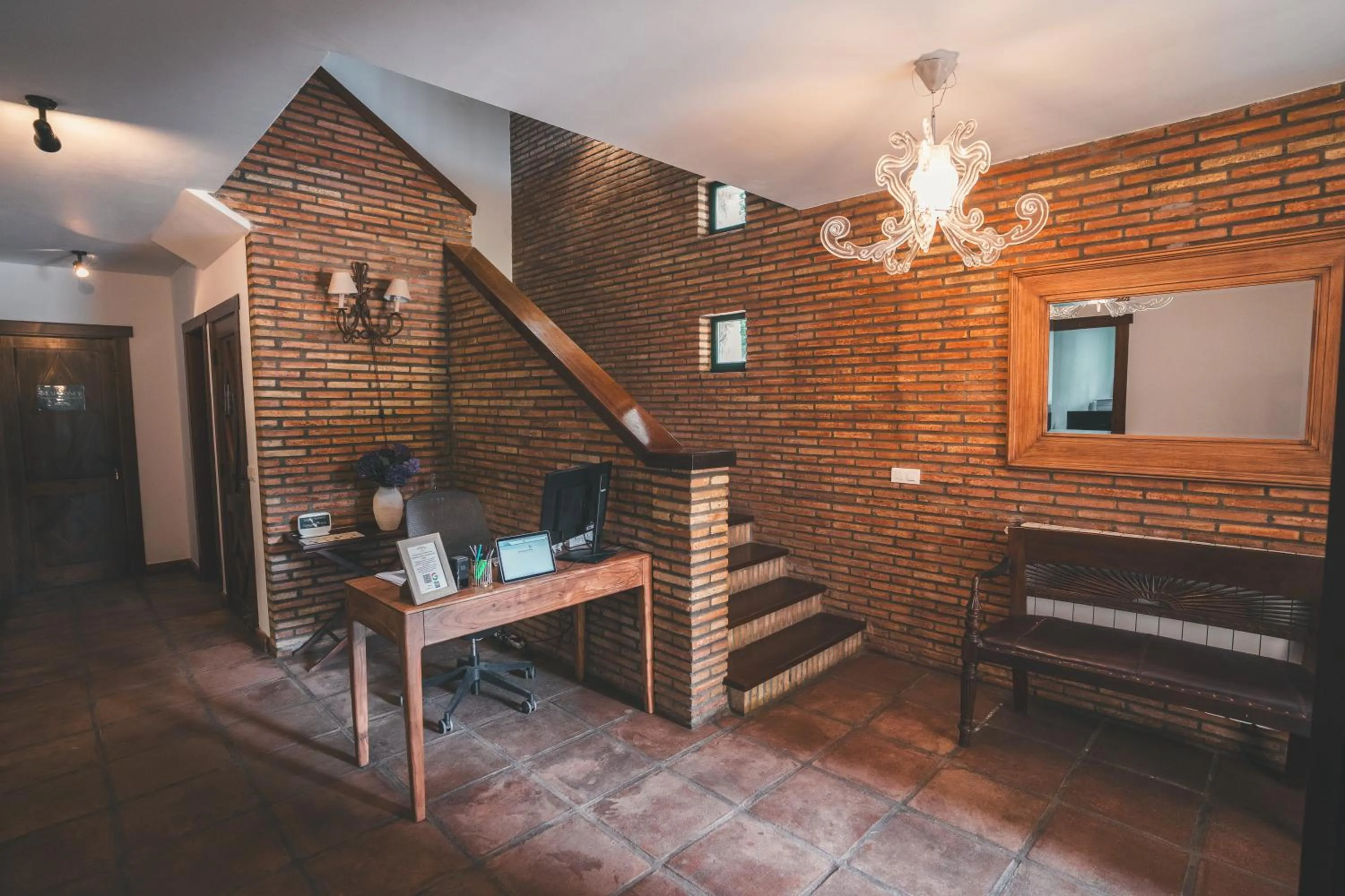 Seating area in HolaCamp Camino